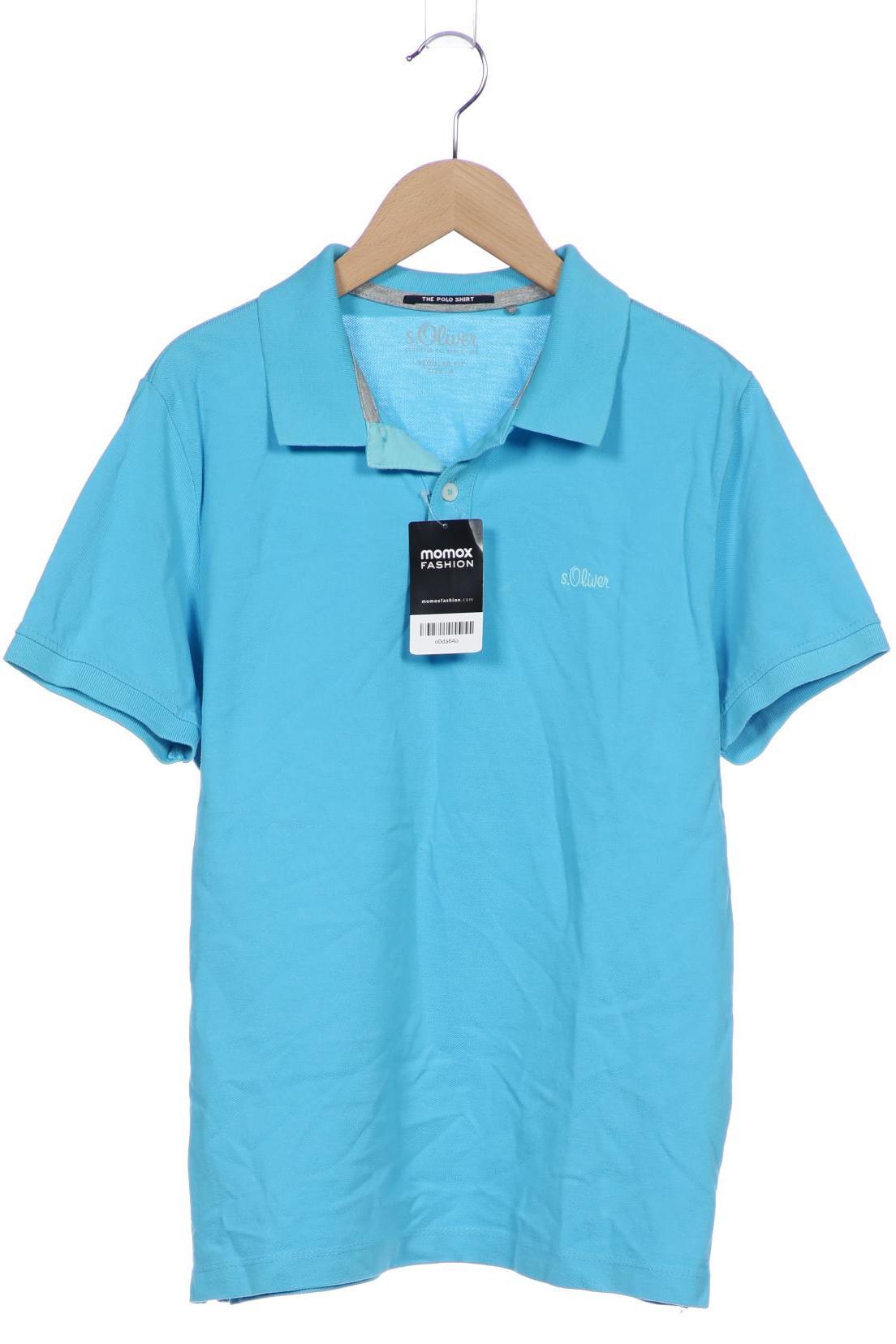 

s.Oliver Herren Poloshirt, blau, Gr. 48