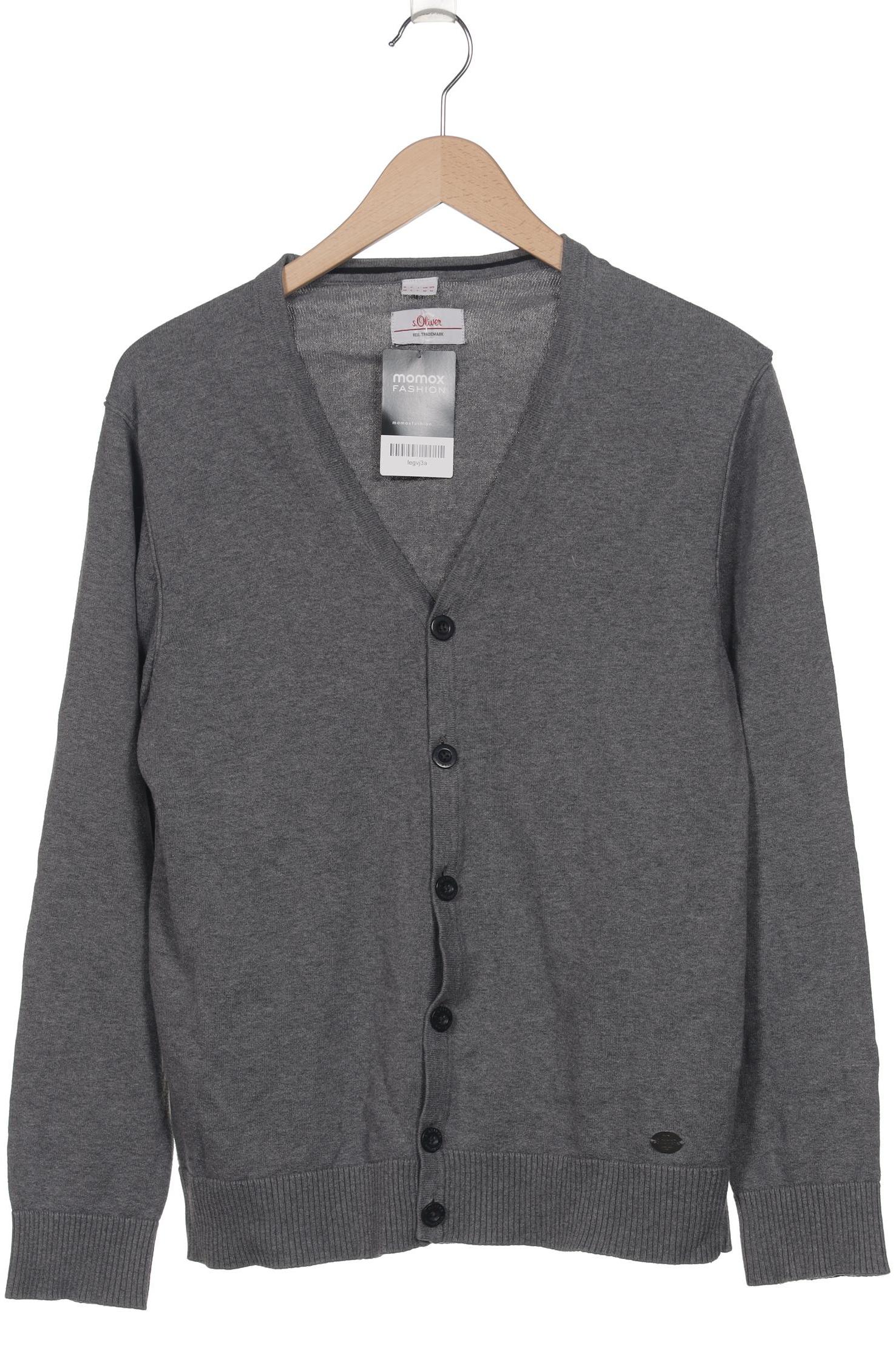 

s.Oliver Herren Strickjacke, grau, Gr. 48
