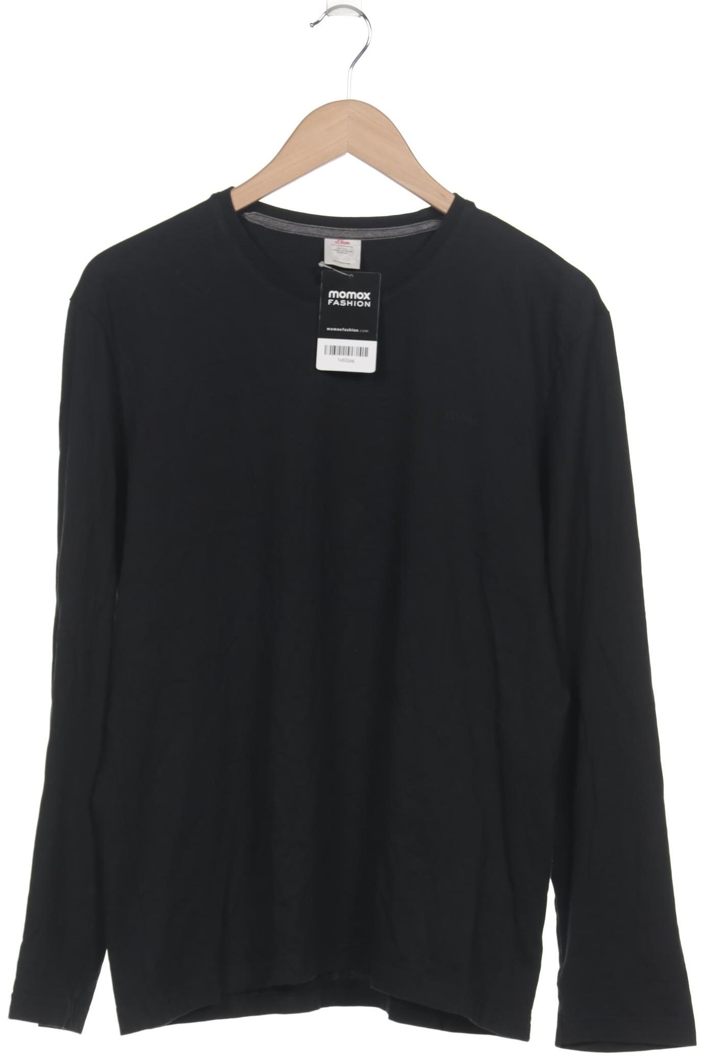 

s.Oliver Herren Langarmshirt, schwarz, Gr. 54
