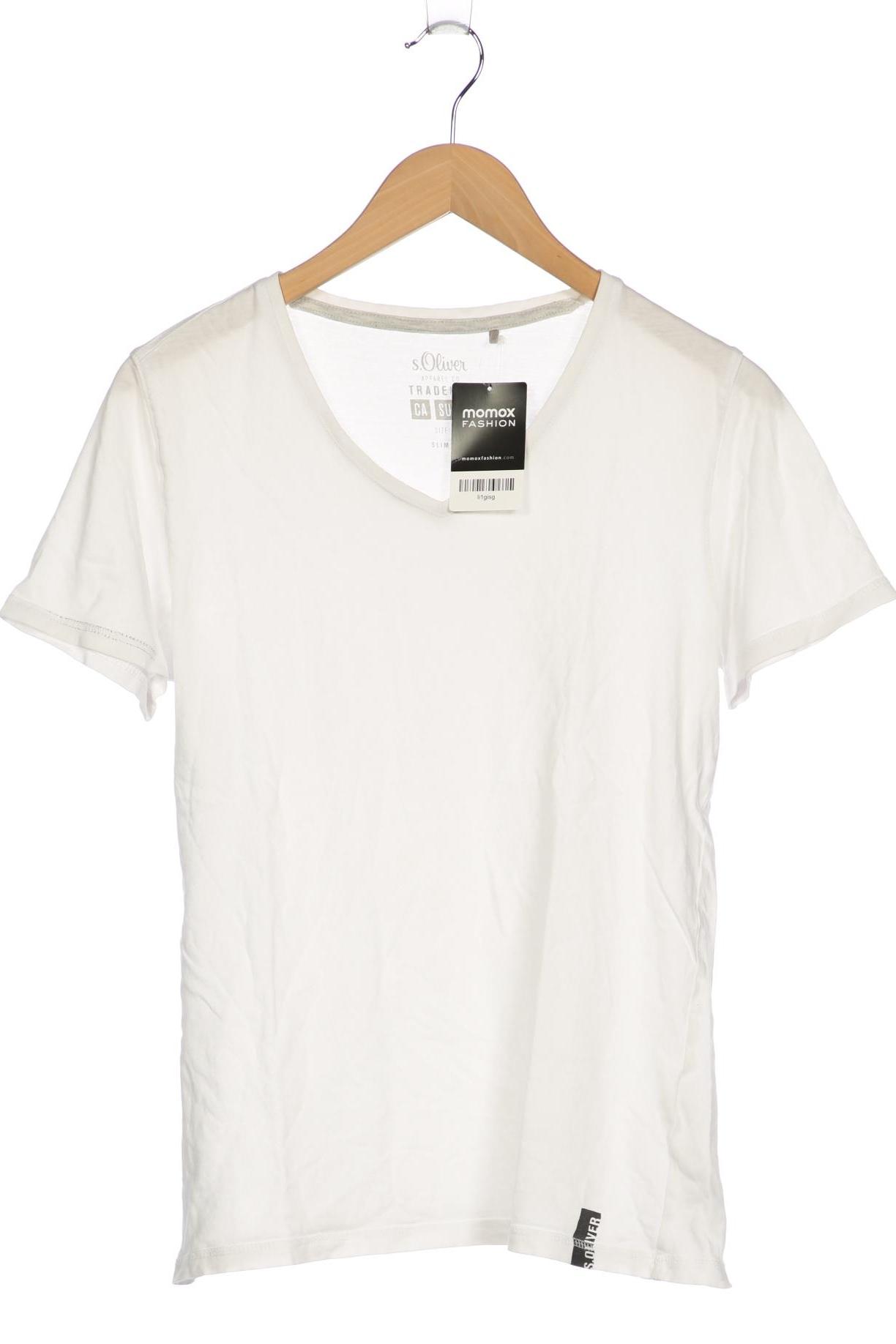 

s.Oliver Herren T-Shirt, weiß, Gr. 48