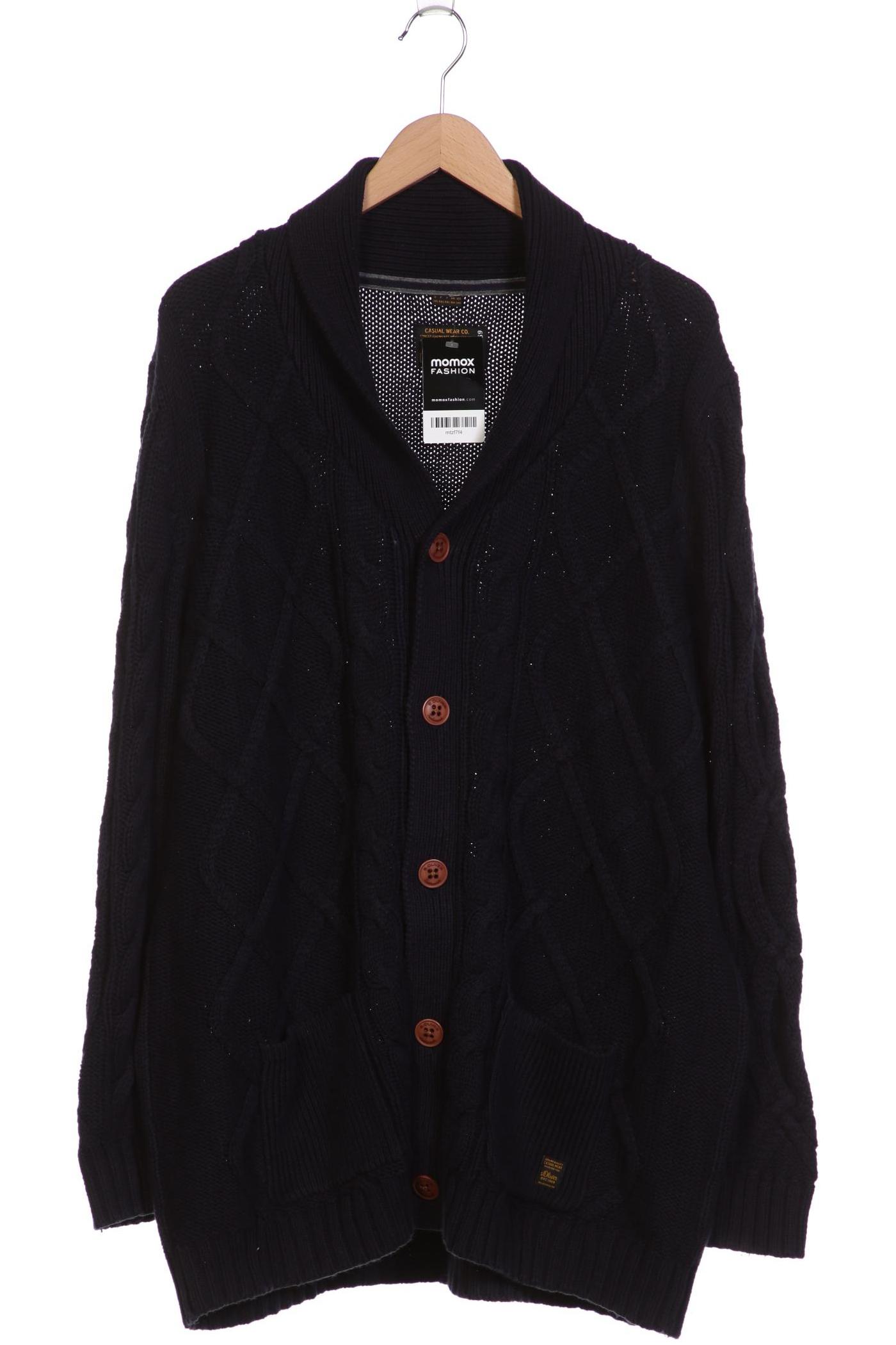 

s.Oliver Herren Strickjacke, marineblau, Gr. 58