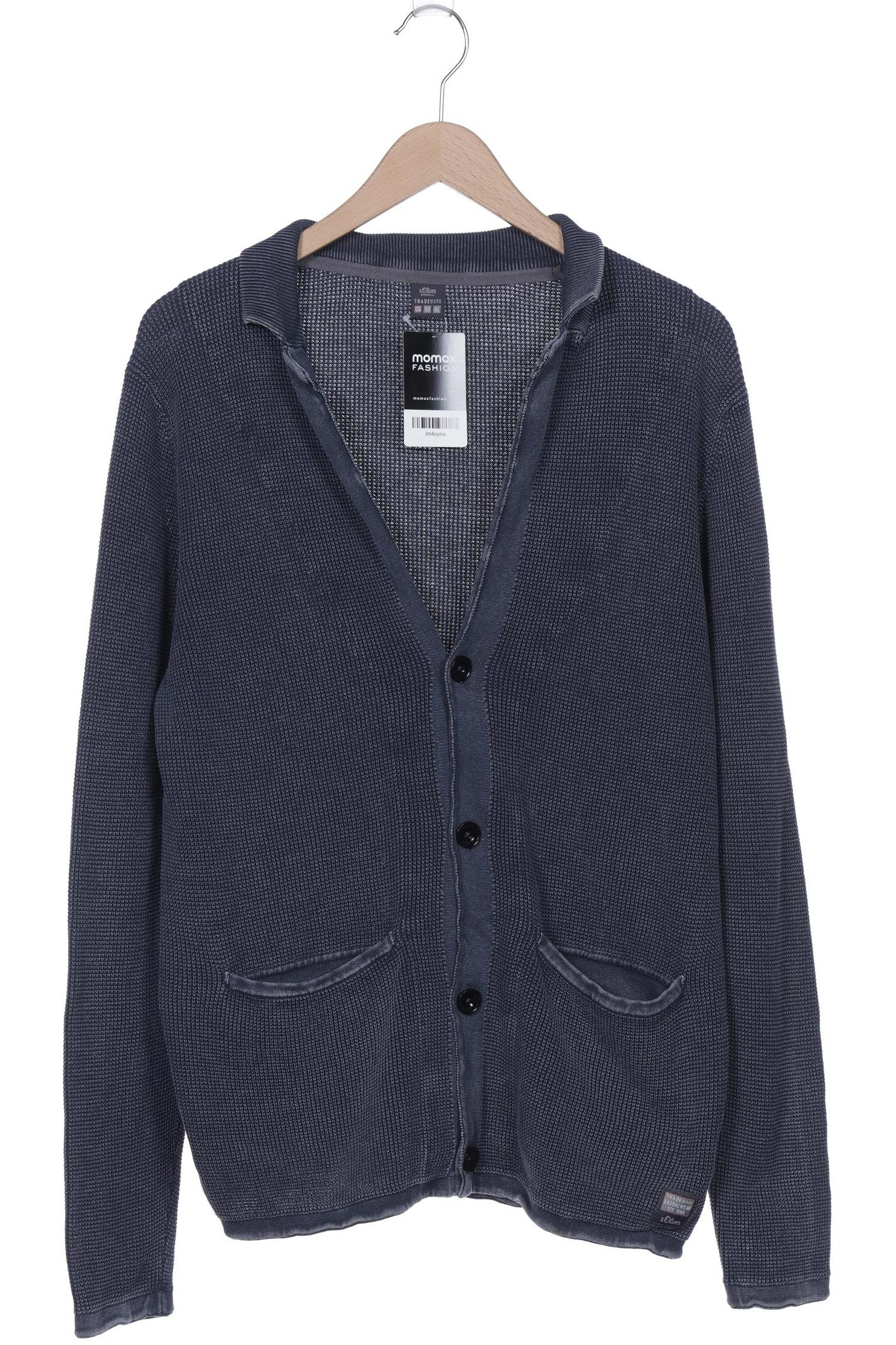 

s.Oliver Herren Strickjacke, marineblau, Gr. 52