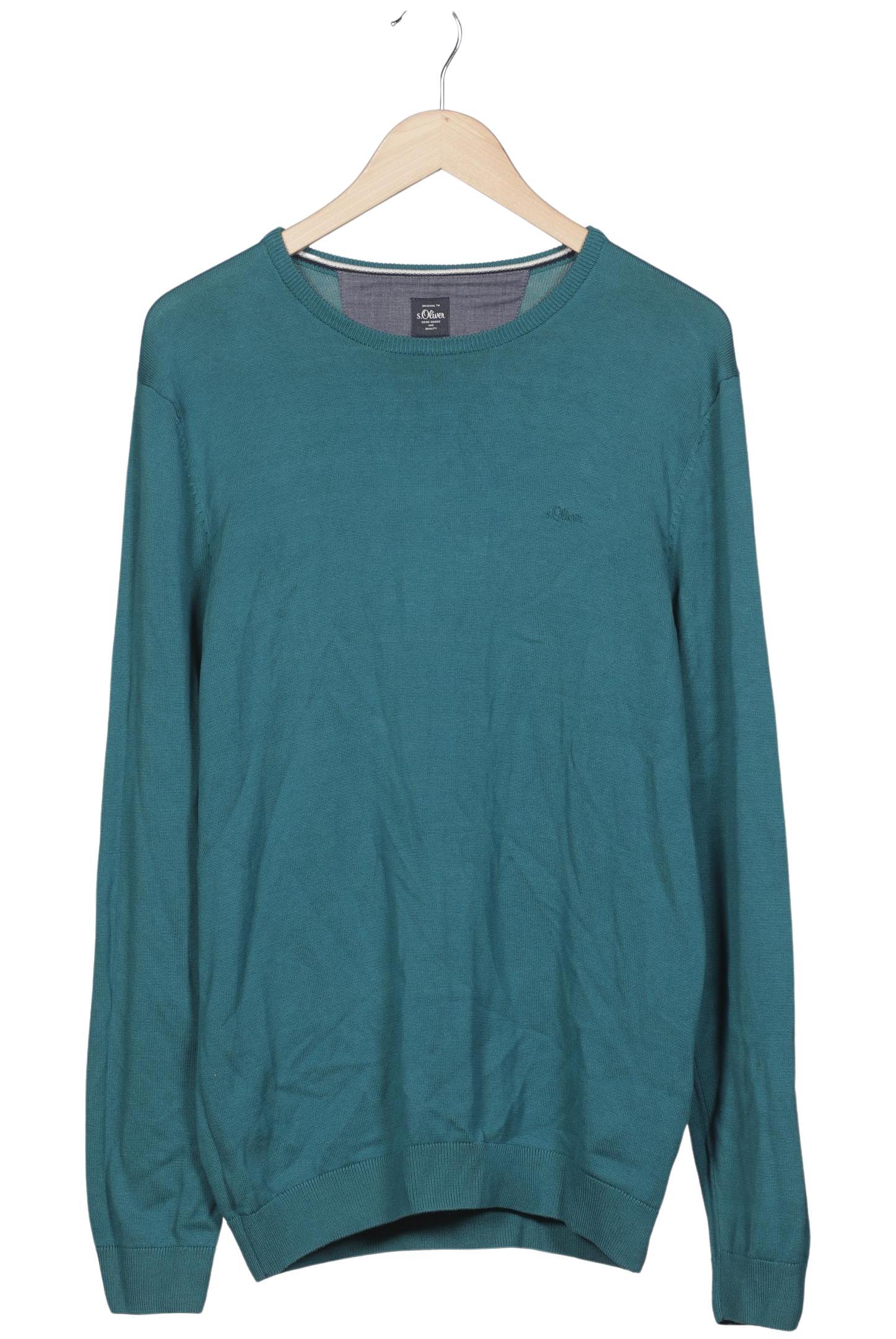 

s.Oliver Herren Pullover, türkis, Gr. 52