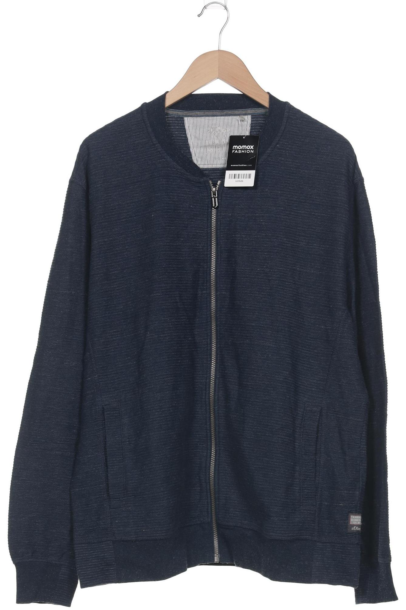 

s.Oliver Herren Strickjacke, marineblau, Gr. 56
