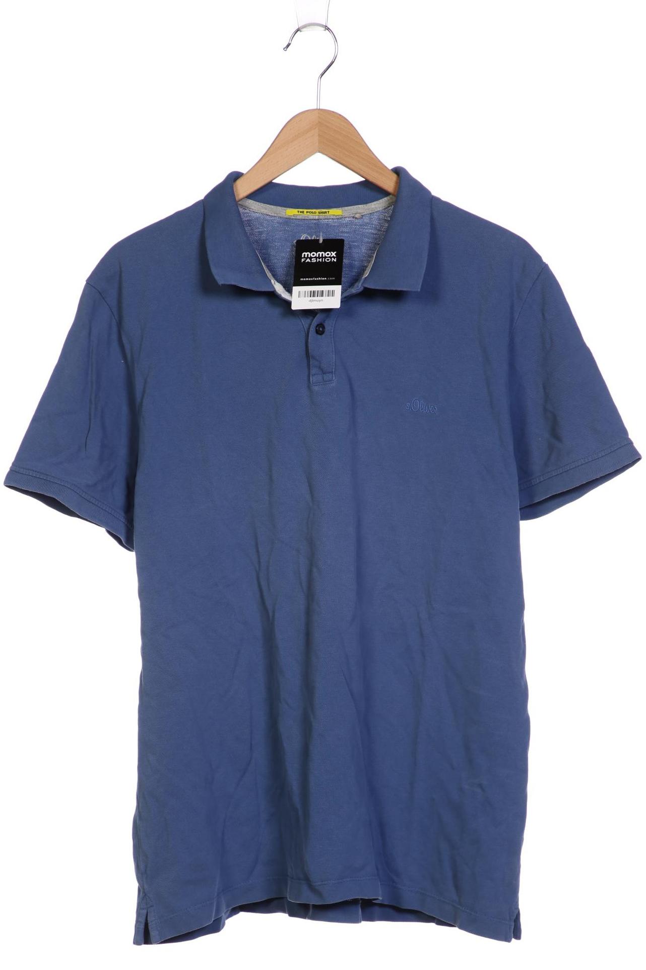 

s.Oliver Herren Poloshirt, blau, Gr. 56
