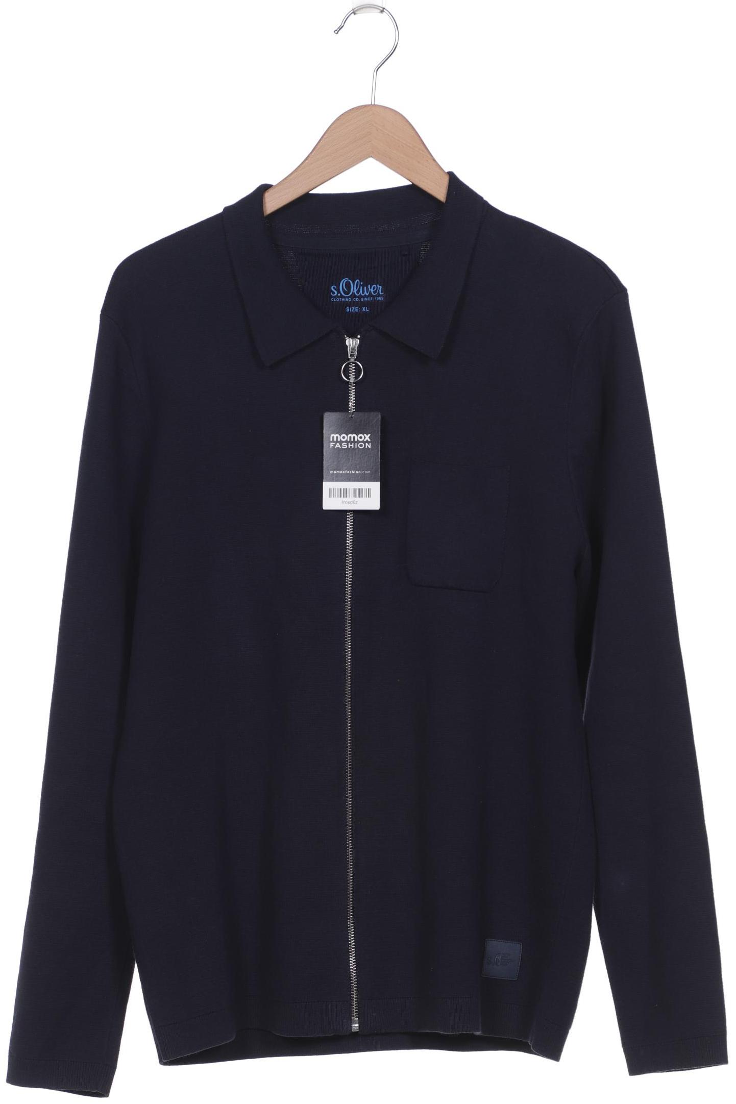 

s.Oliver Herren Strickjacke, marineblau