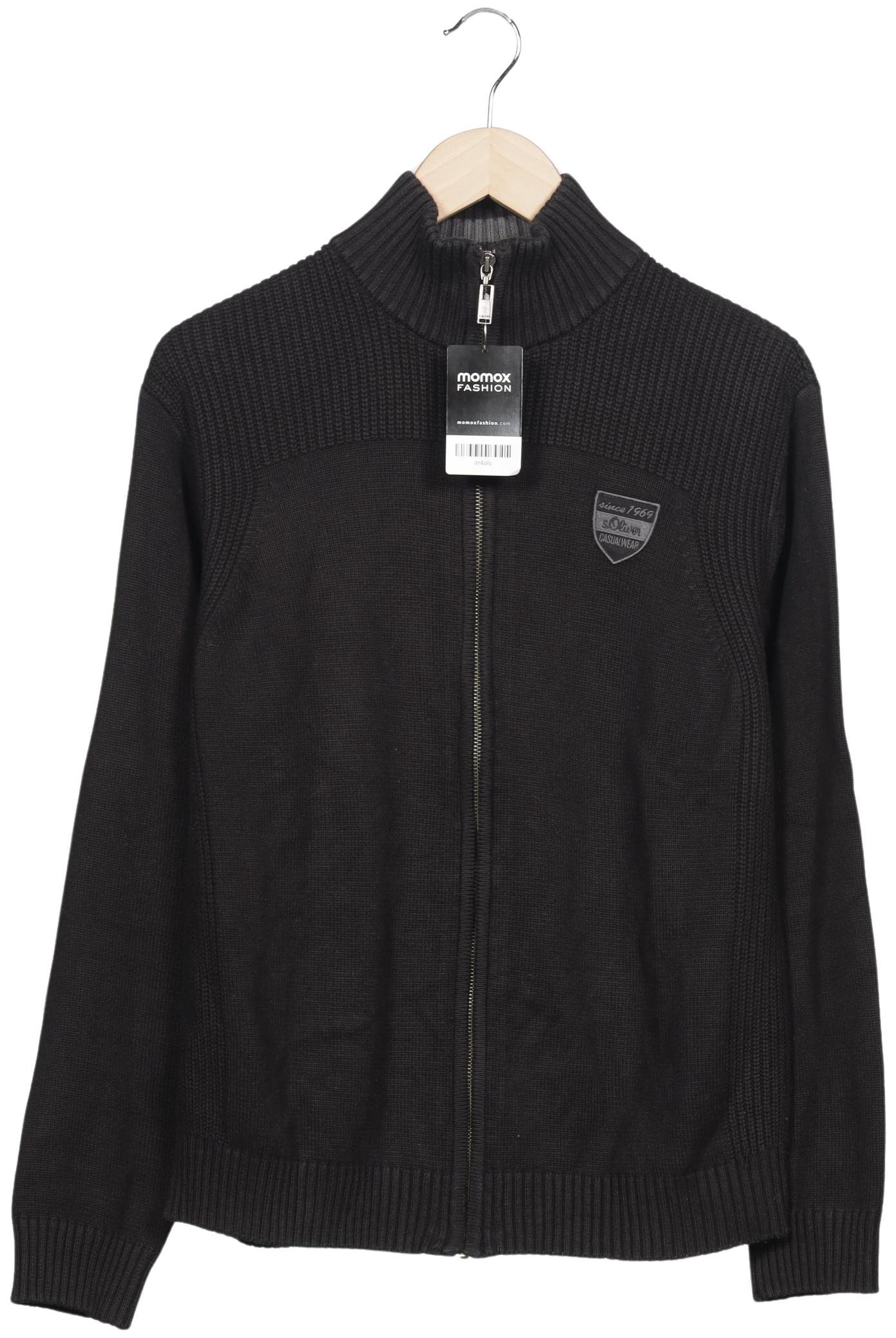 

s.Oliver Herren Strickjacke, schwarz, Gr. 52