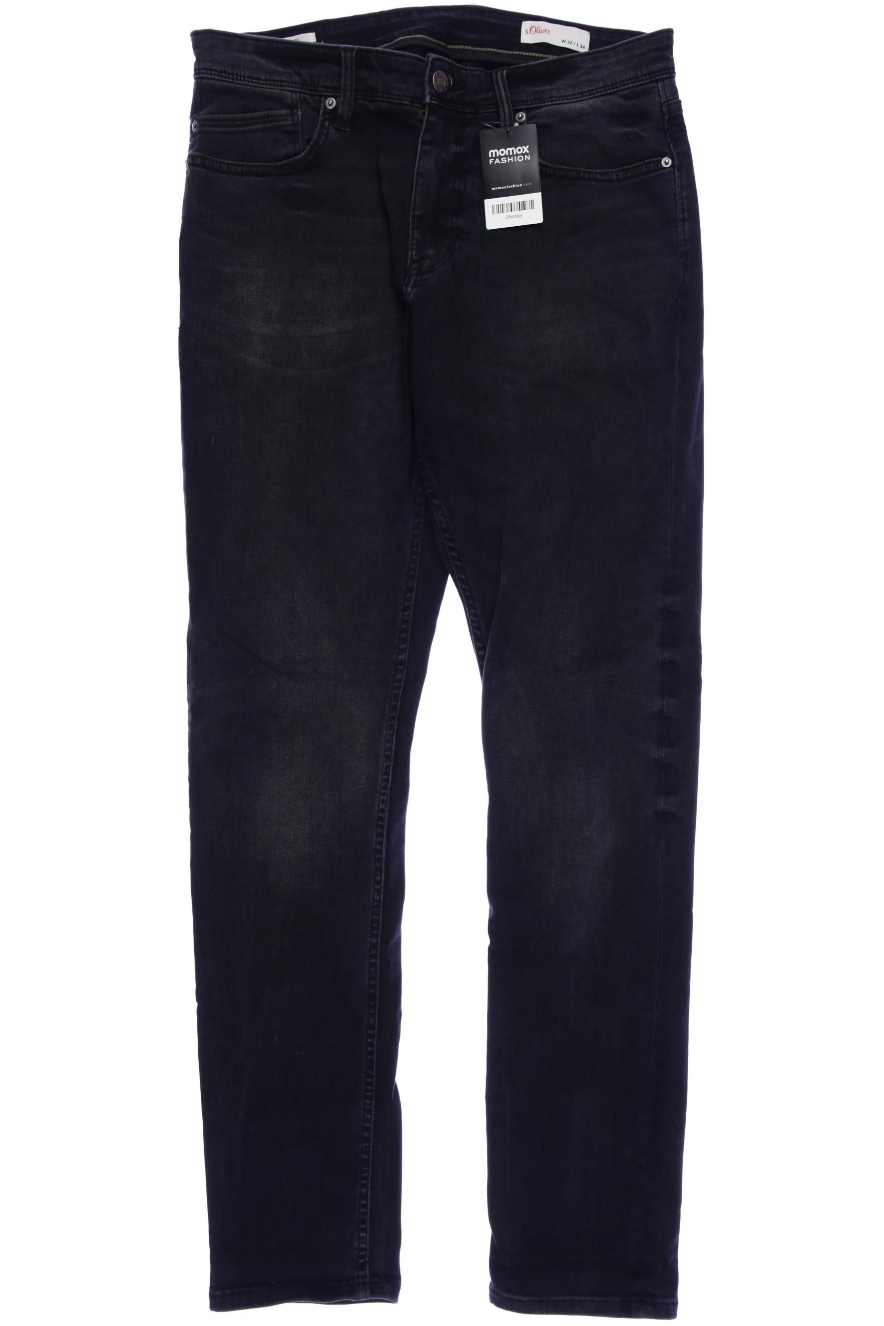 

s.Oliver Herren Jeans, schwarz, Gr. 32
