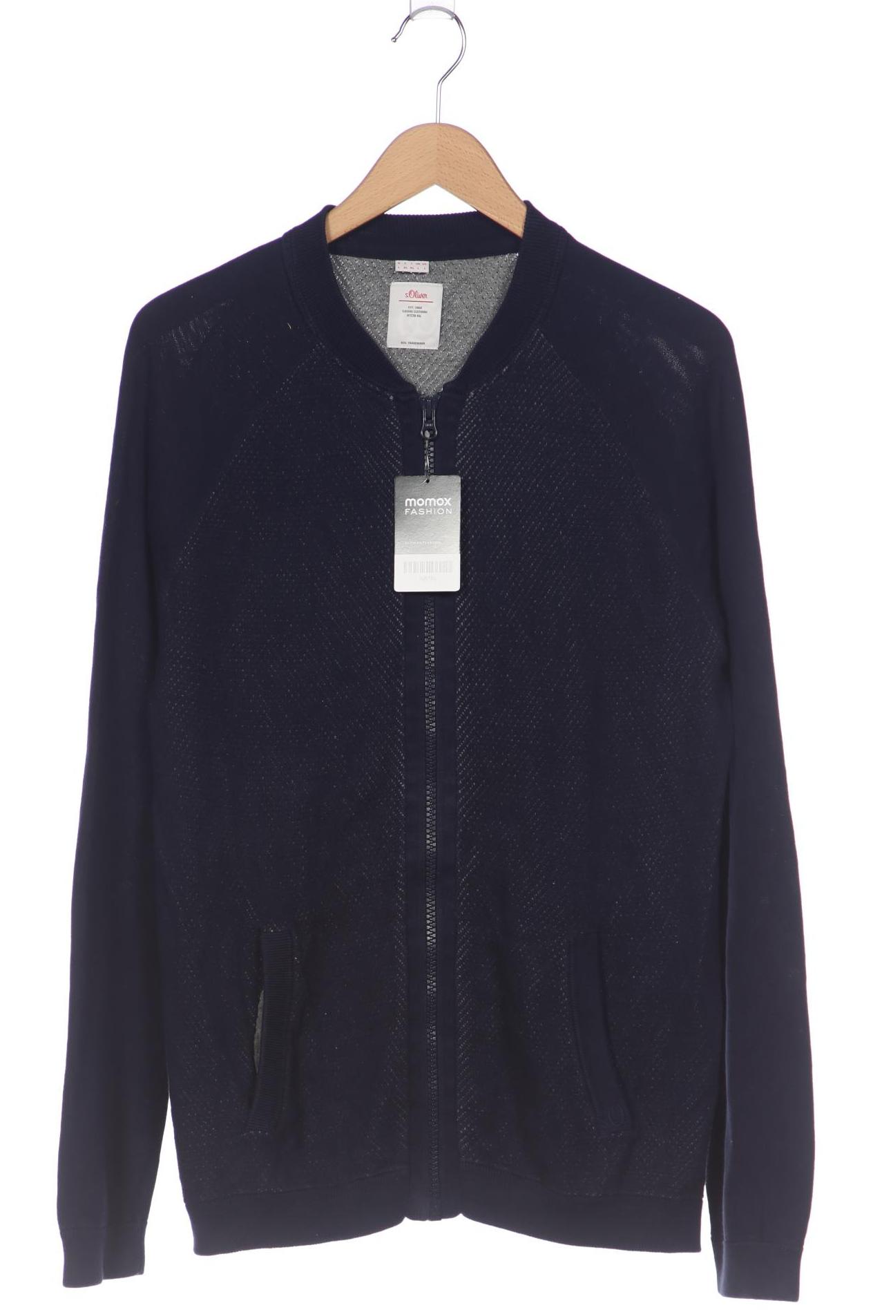 

s.Oliver Herren Strickjacke, marineblau, Gr. 52