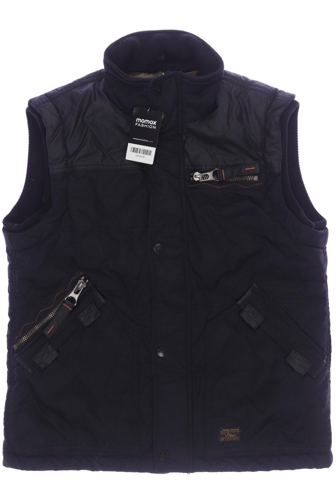 

s.Oliver Herren Weste, schwarz, Gr. 52