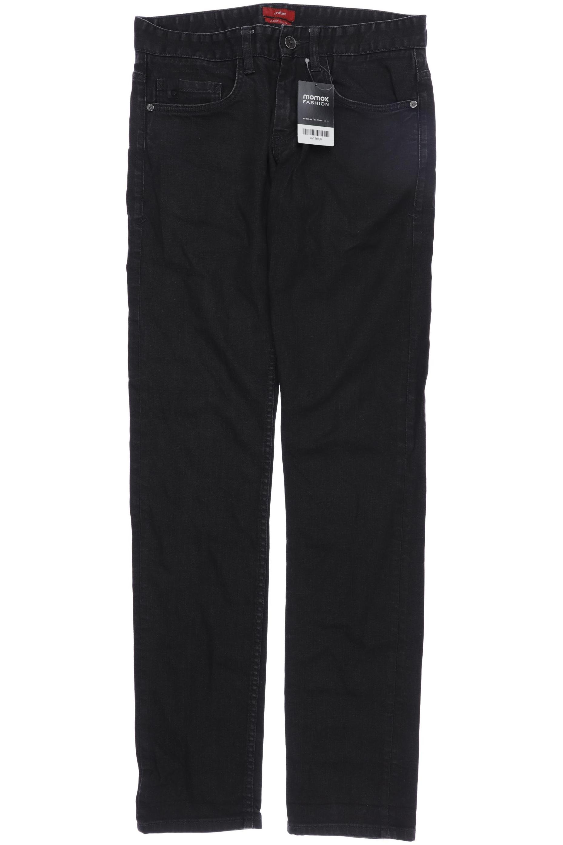 

s.Oliver Herren Jeans, schwarz, Gr. 30