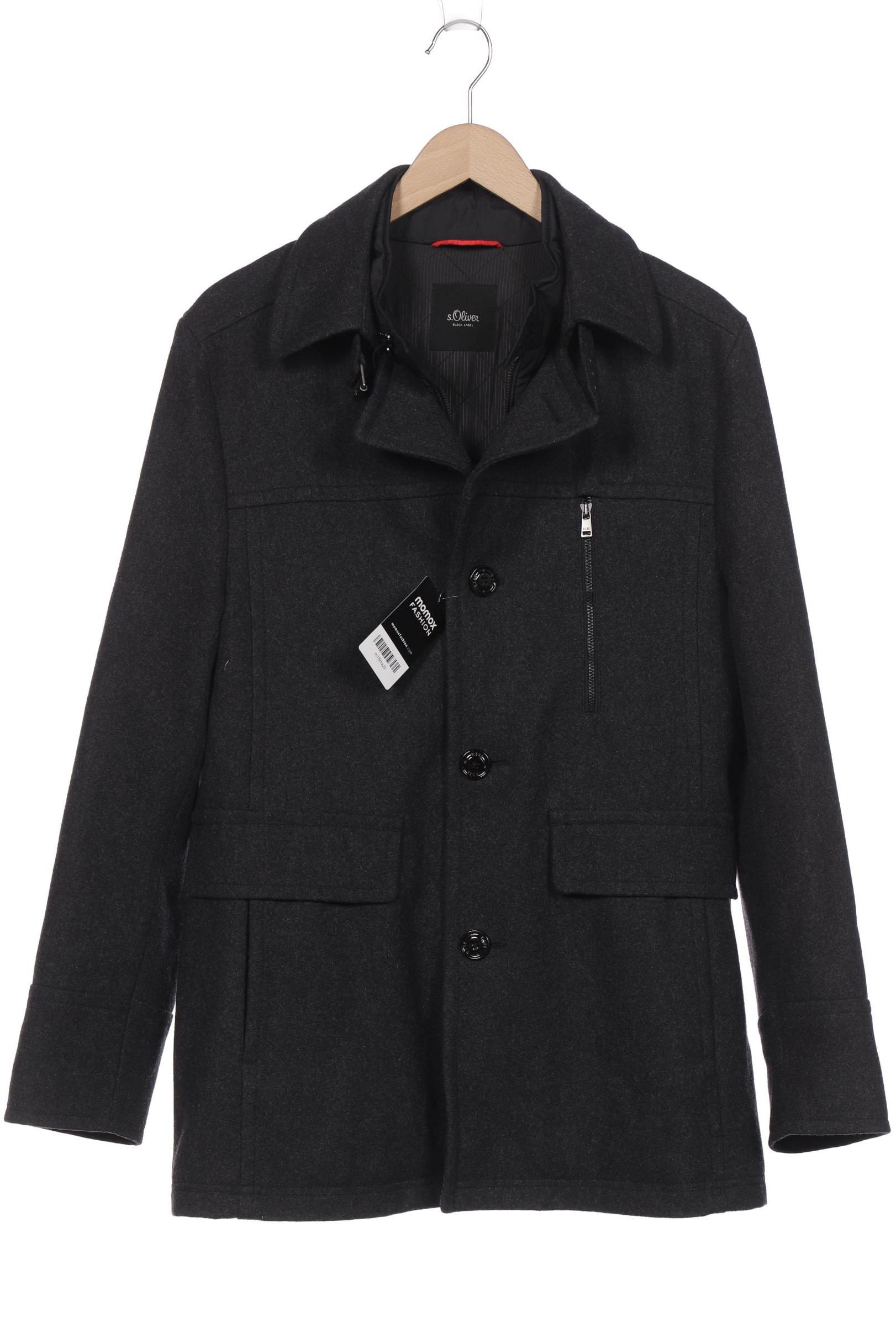 

s.Oliver Herren Mantel, schwarz