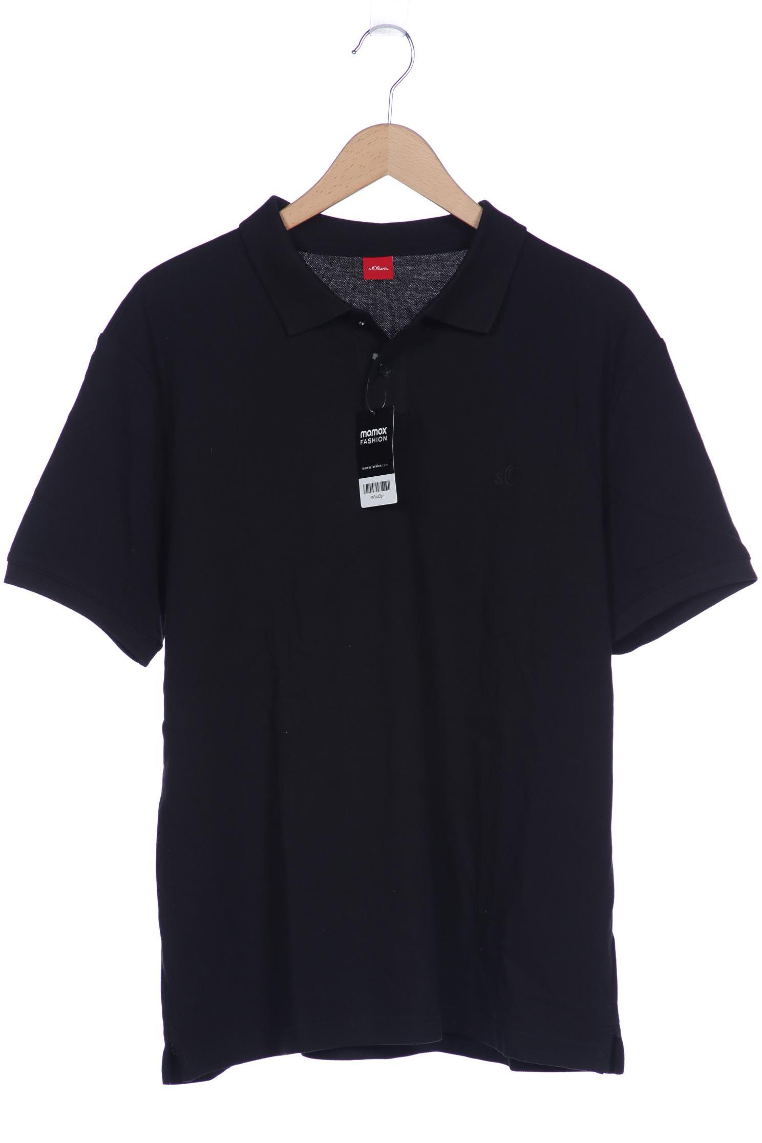 

s.Oliver Herren Poloshirt, schwarz