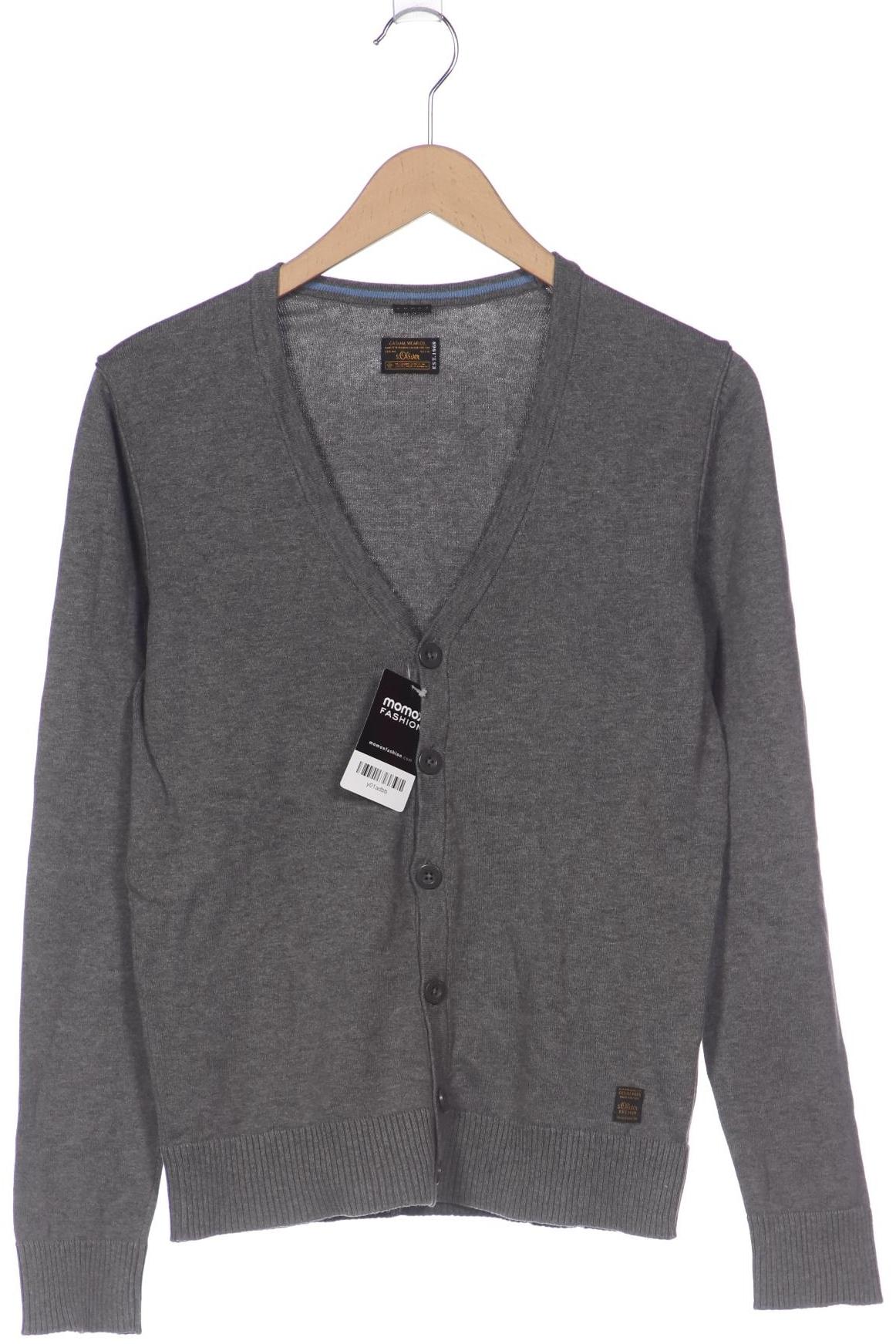 

s.Oliver Herren Strickjacke, grau, Gr. 46