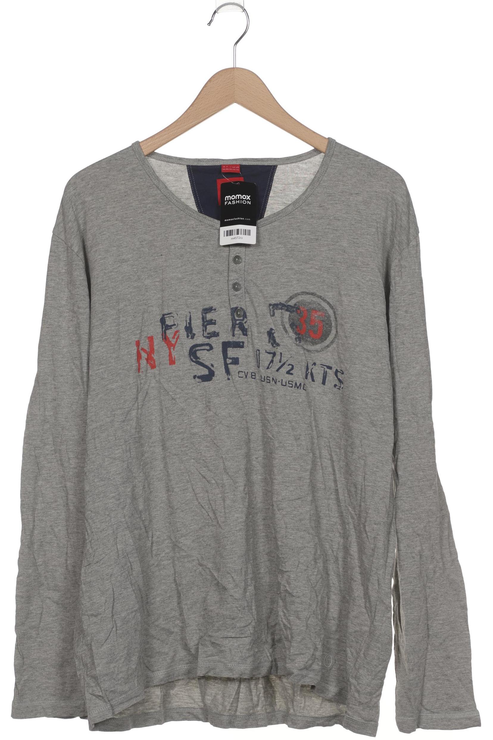 

s.Oliver Herren Langarmshirt, grau, Gr. 56