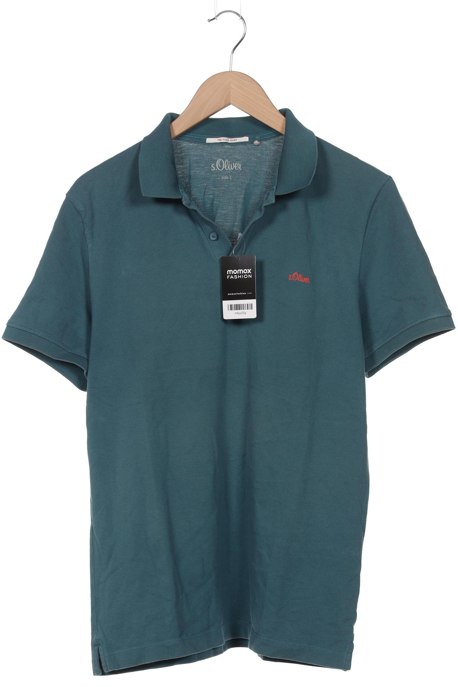 

s.Oliver Herren Poloshirt, türkis, Gr. 52