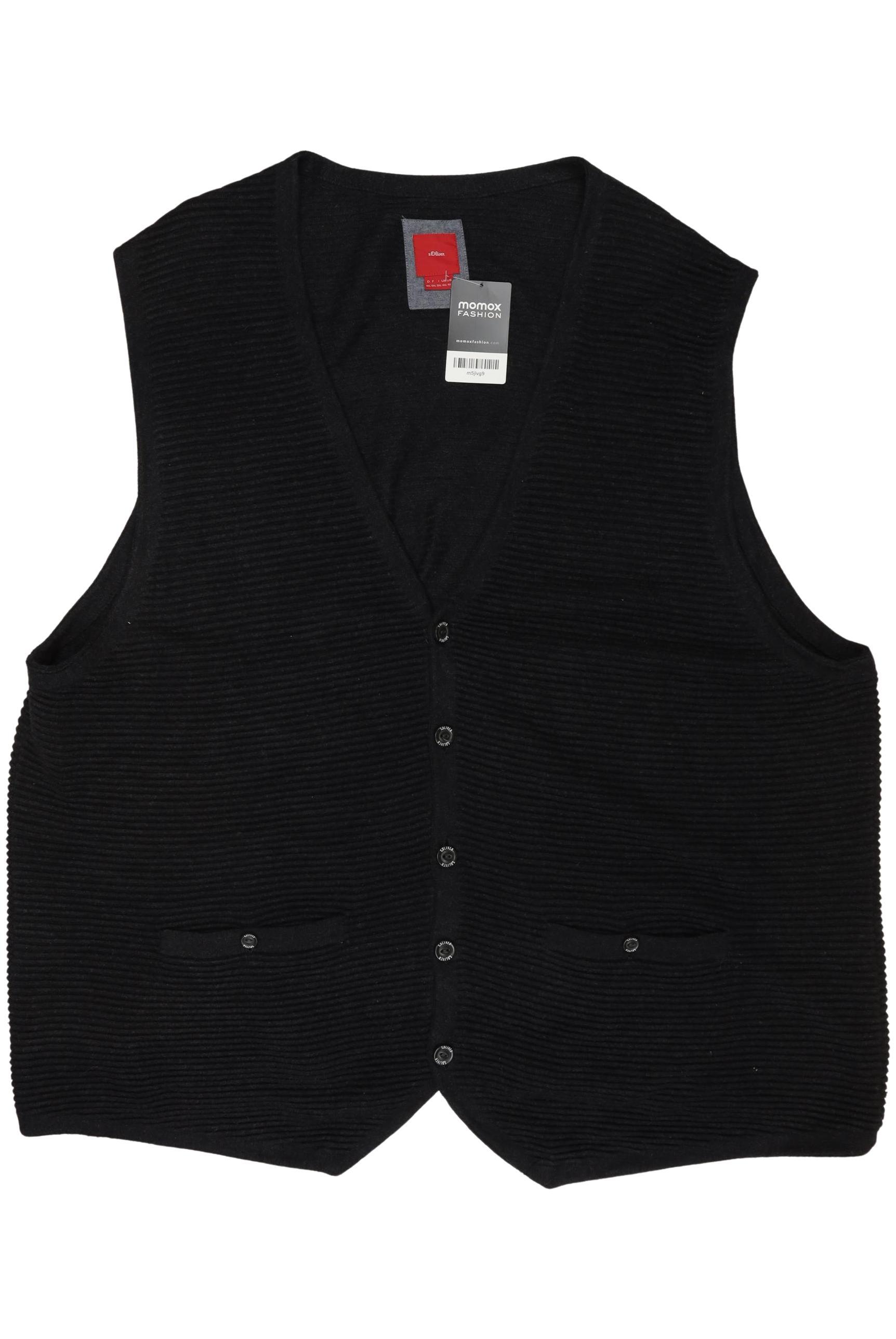 

s.Oliver Herren Weste, schwarz, Gr. 60