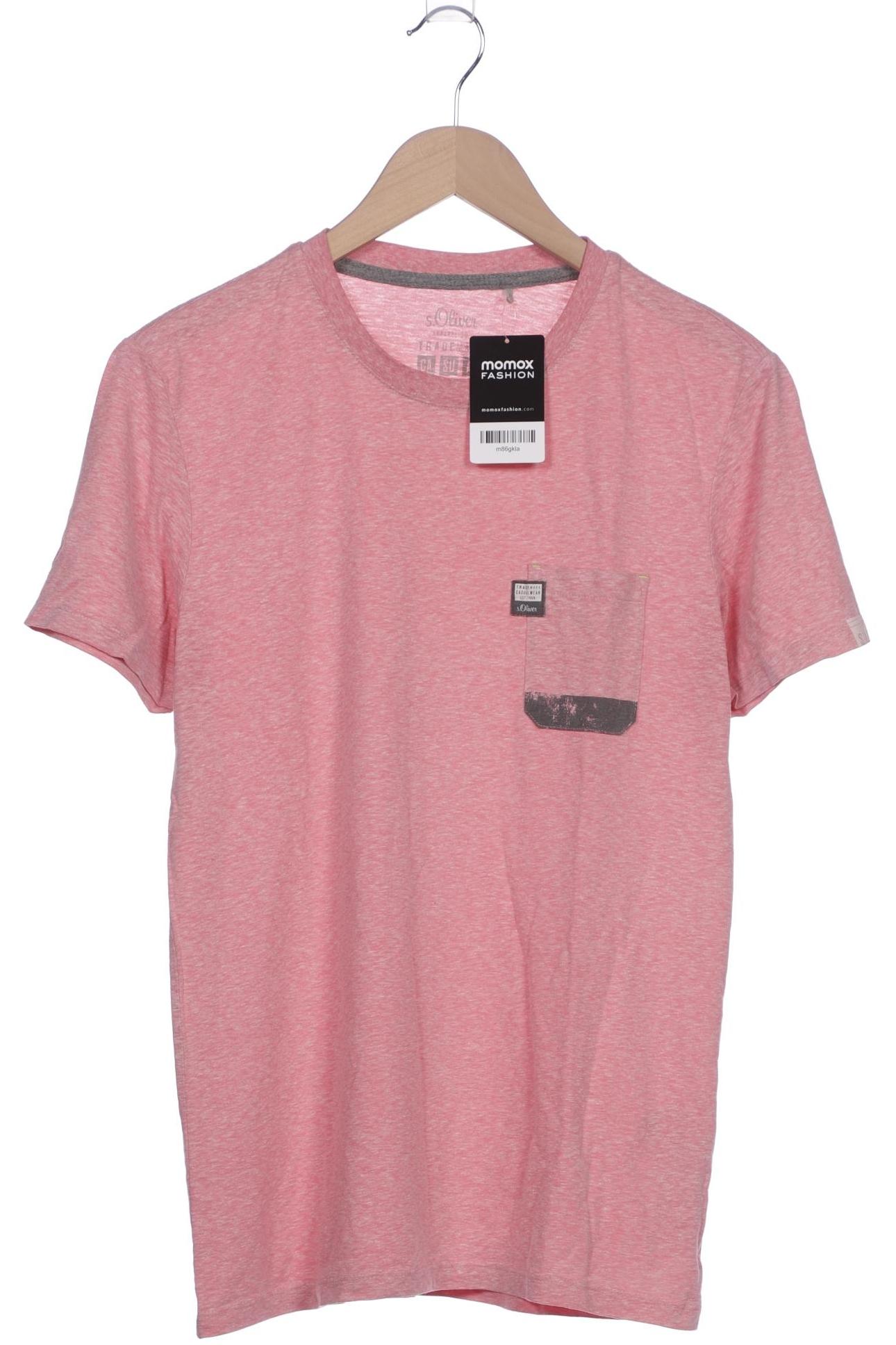 

s.Oliver Herren T-Shirt, pink, Gr. 52