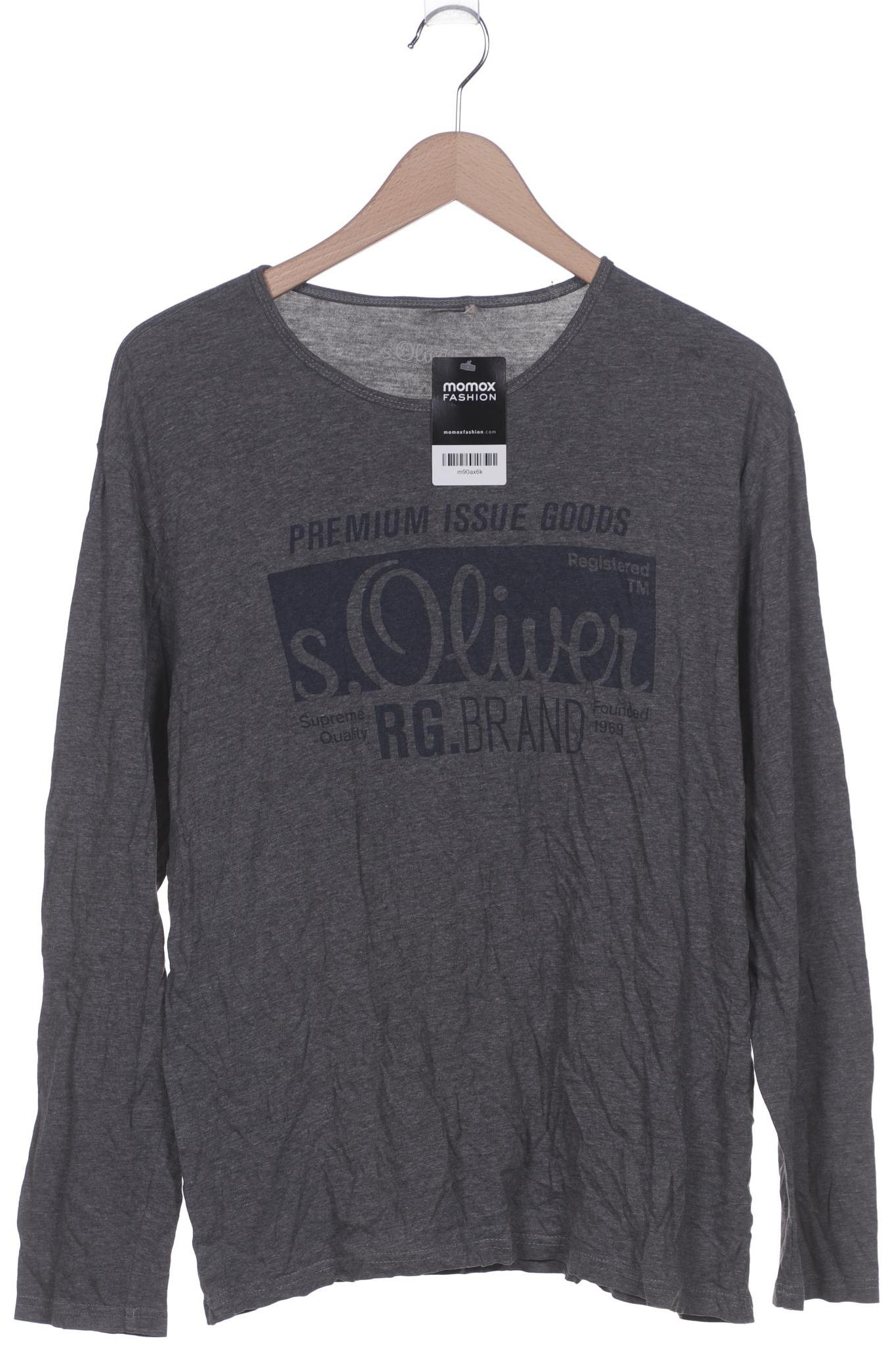 

s.Oliver Herren Langarmshirt, grau, Gr. 54