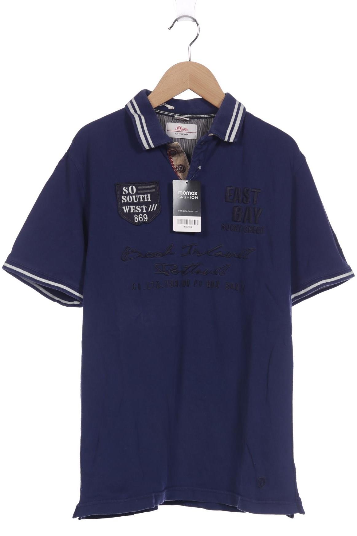 

s.Oliver Herren Poloshirt, marineblau, Gr. 52
