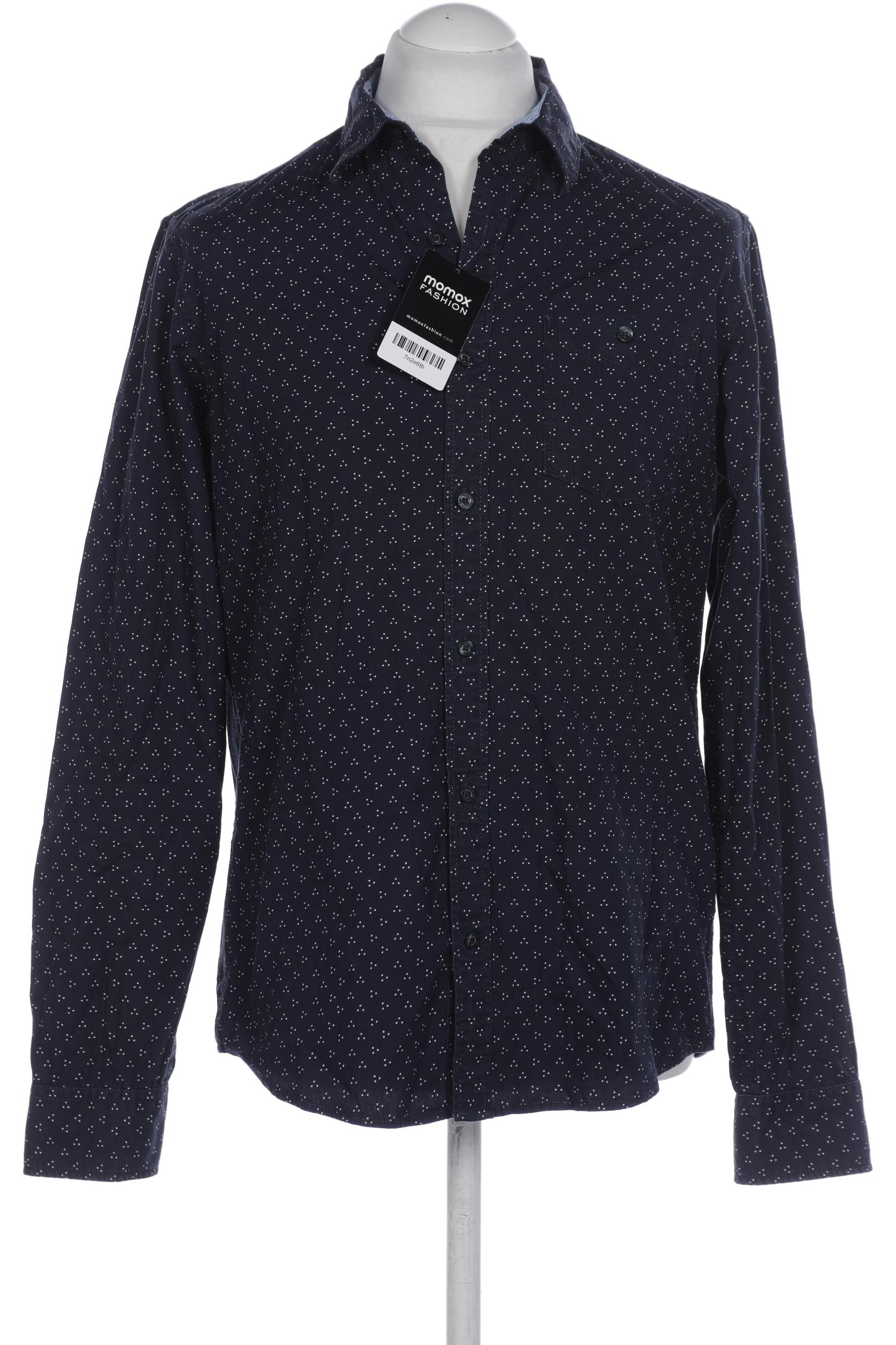 

s.Oliver Herren Hemd, marineblau, Gr. 48