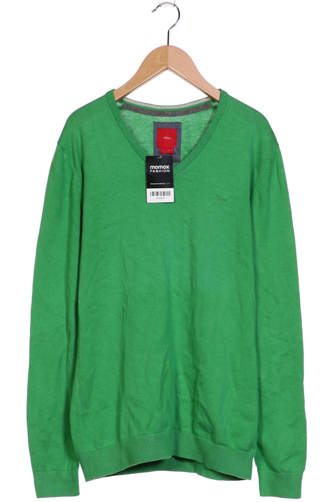 

s.Oliver Herren Pullover, grün, Gr. 46