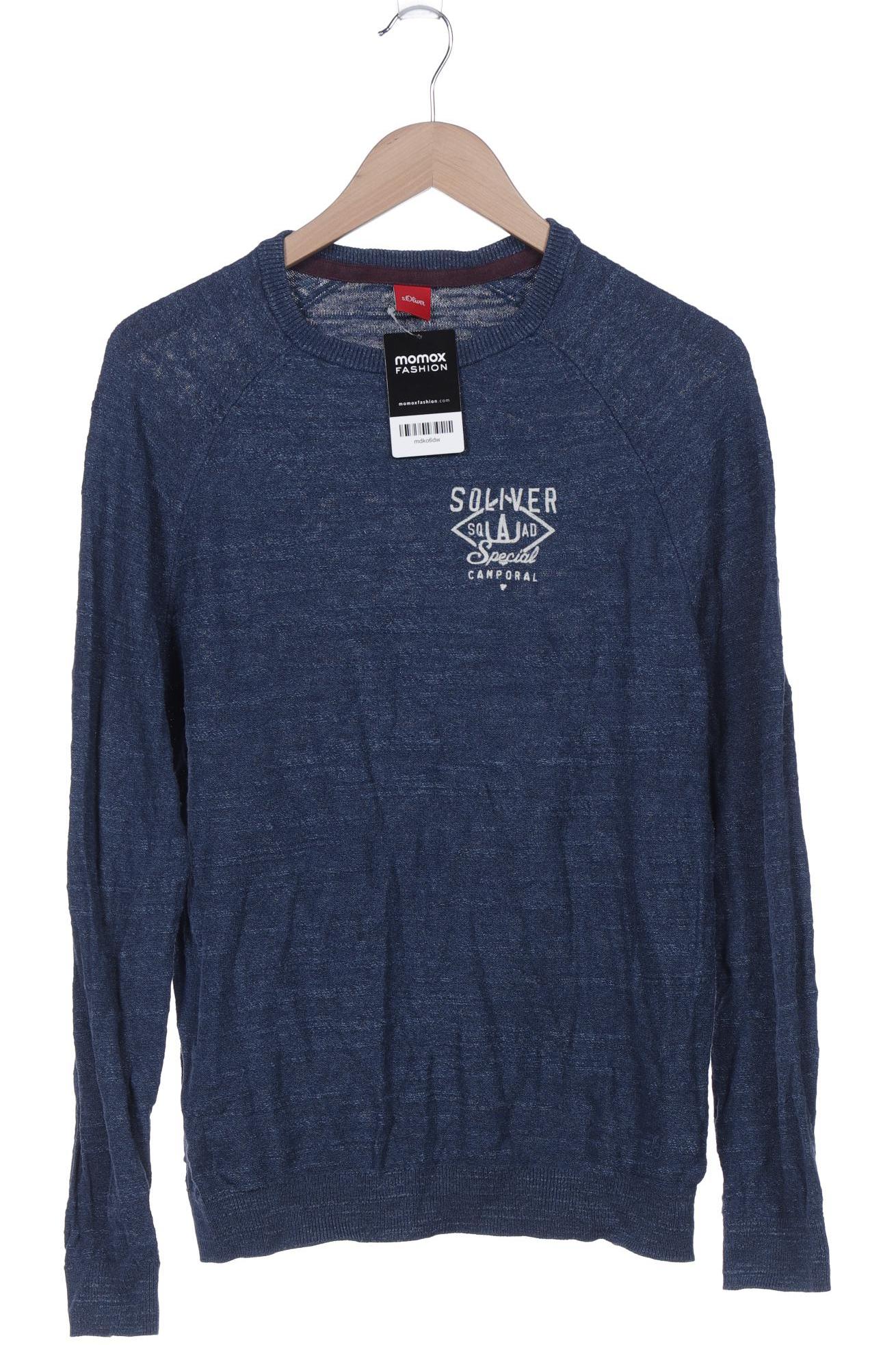 

s.Oliver Herren Pullover, blau, Gr. 48