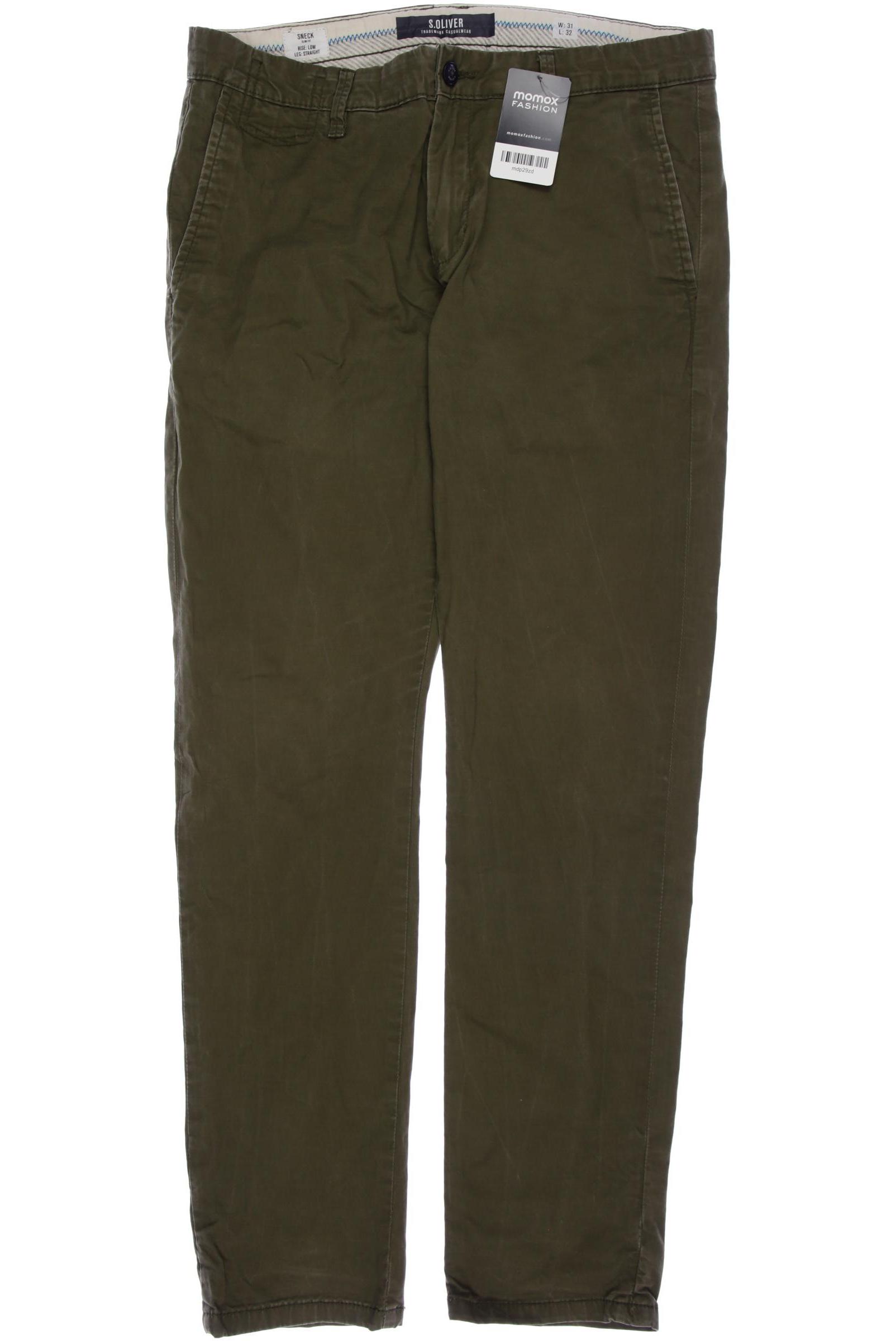 

s.Oliver Herren Stoffhose, grün, Gr. 31