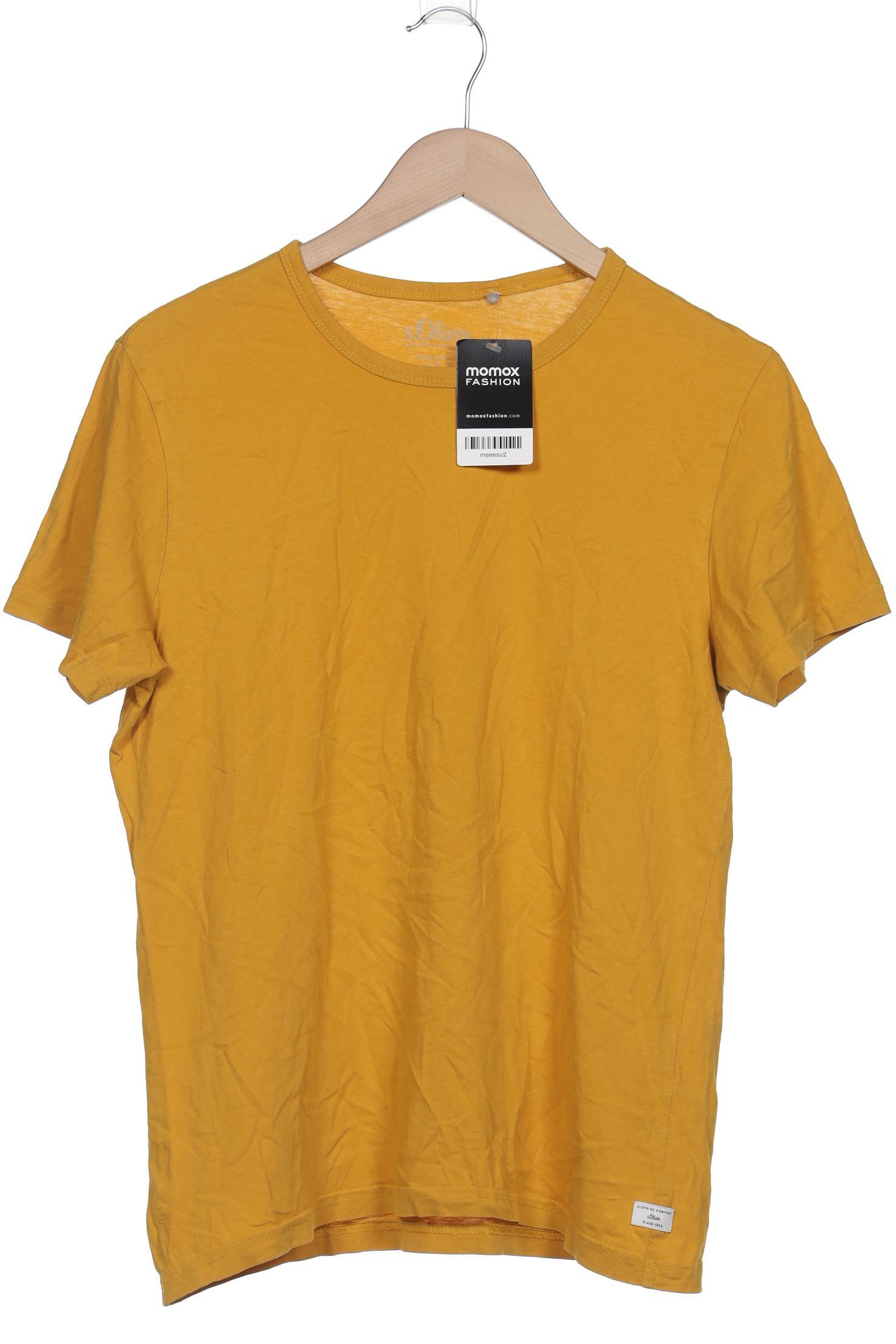 

s.Oliver Herren T-Shirt, gelb, Gr. 48