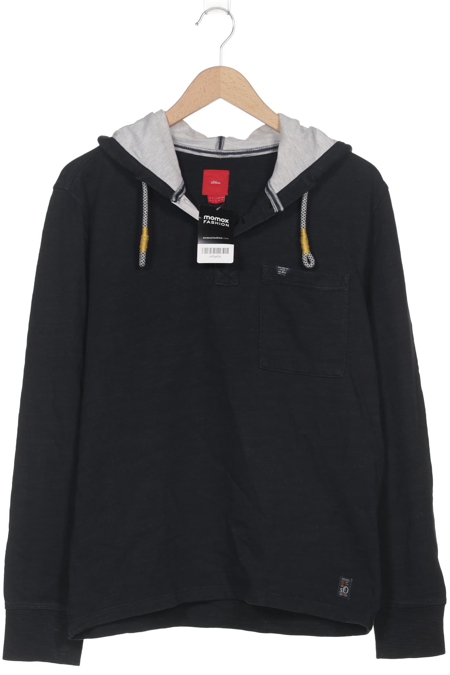 

s.Oliver Herren Kapuzenpullover, schwarz, Gr. 48