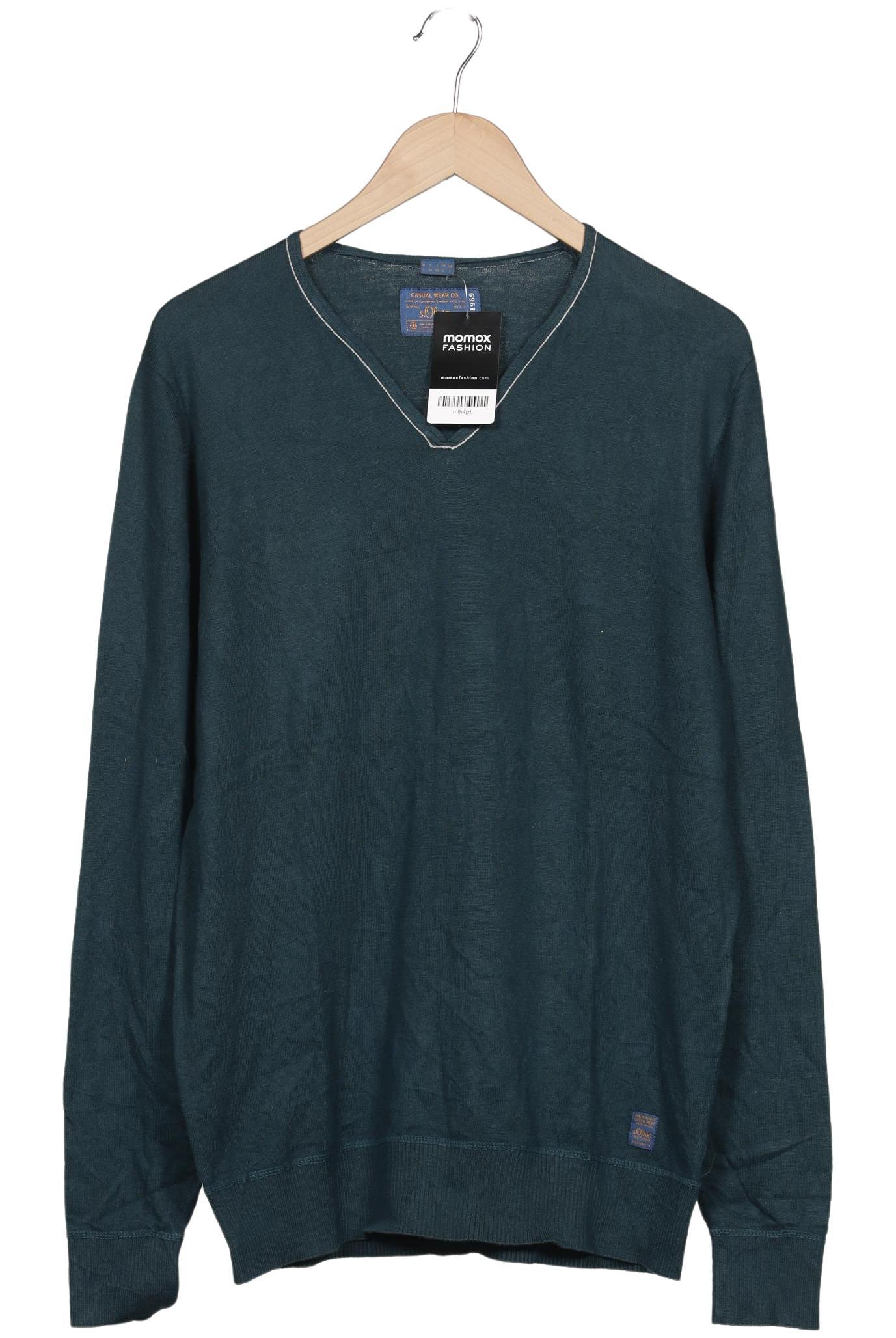 

s.Oliver Herren Pullover, türkis, Gr. 52