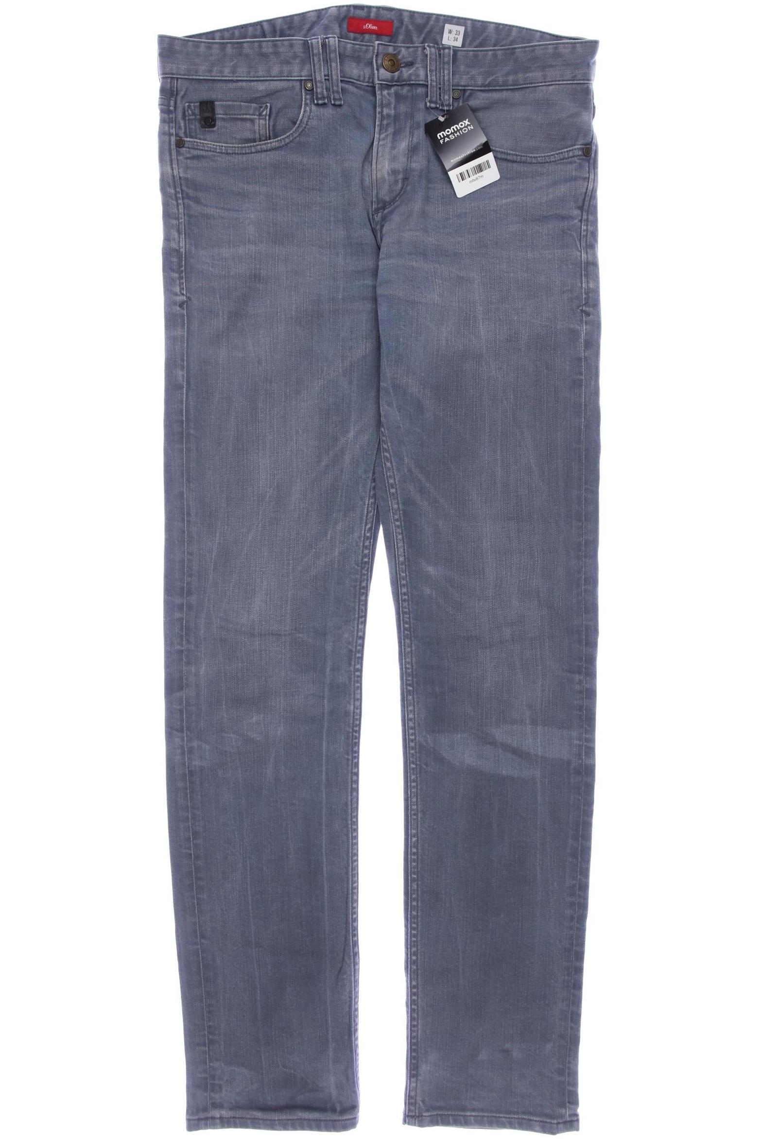 

s.Oliver Herren Jeans, grau, Gr. 33