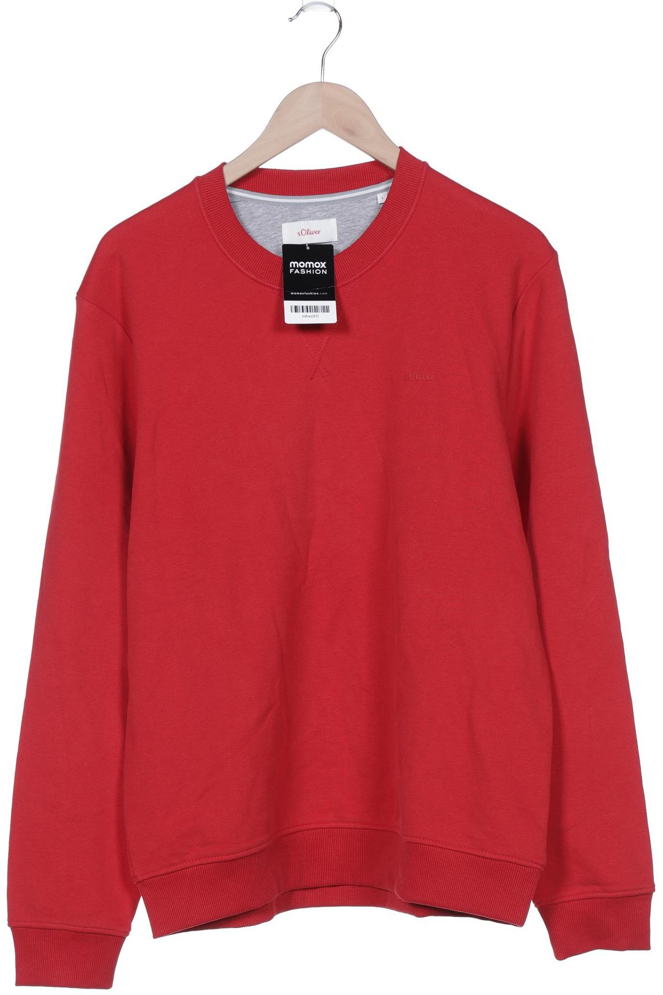 

s.Oliver Herren Sweatshirt, rot, Gr. 52