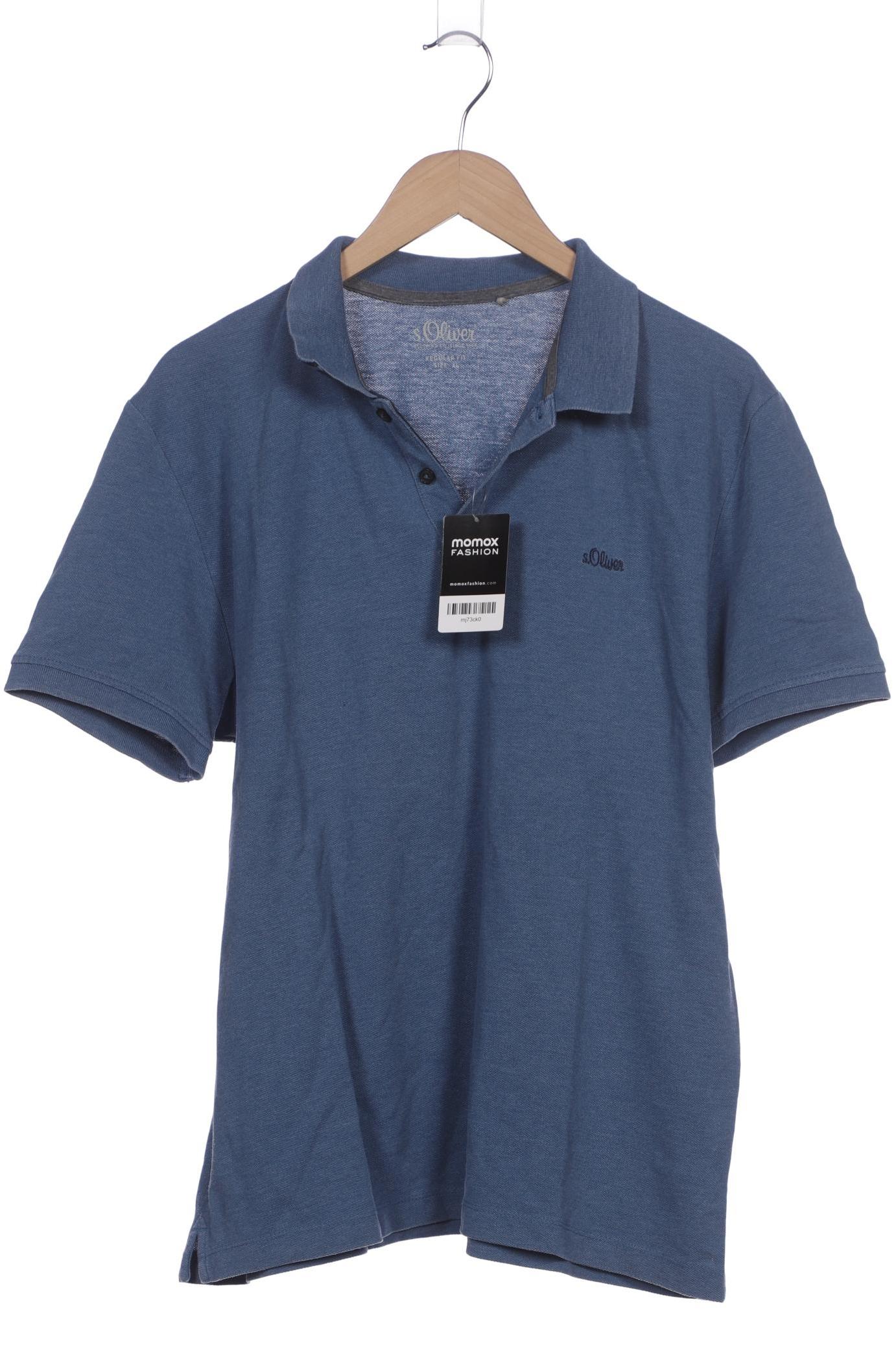 

s.Oliver Herren Poloshirt, blau, Gr. 54