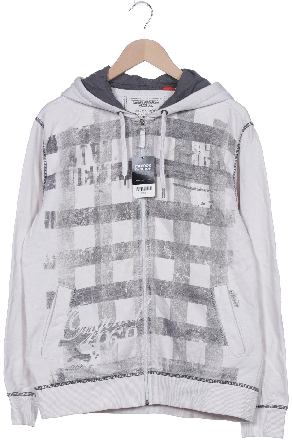 

s.Oliver Herren Kapuzenpullover, grau, Gr. 52