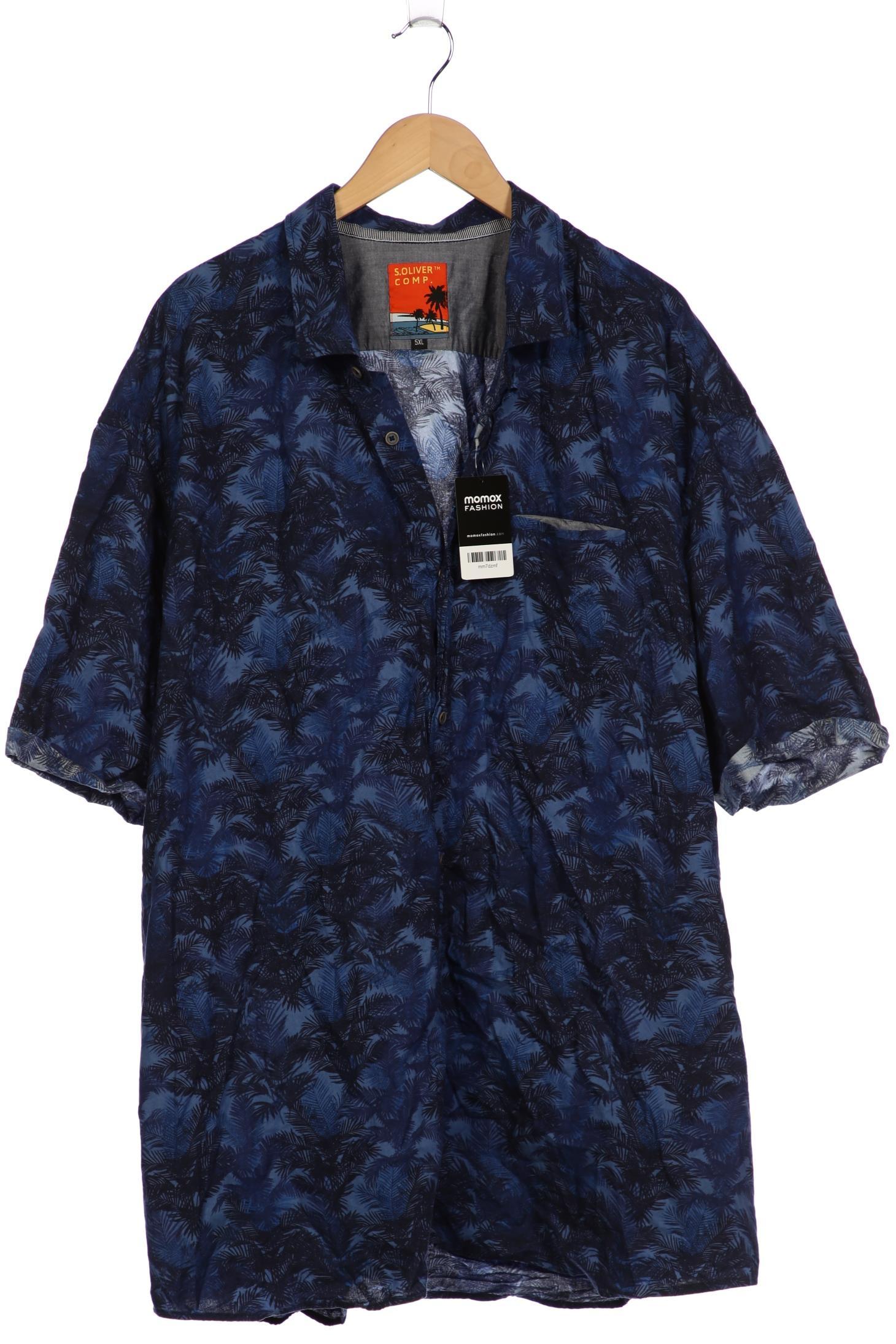 

s.Oliver Herren Hemd, marineblau, Gr. 62