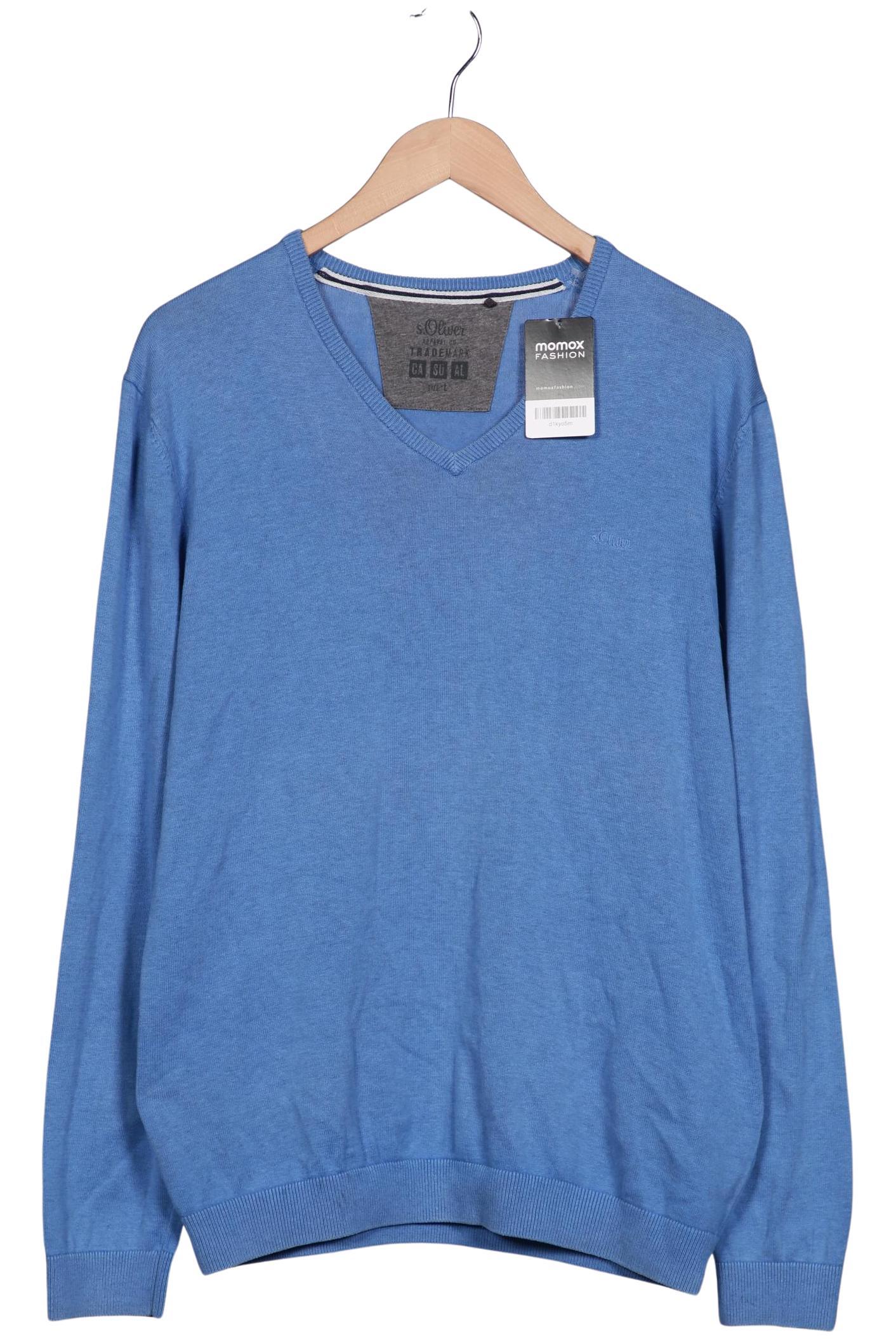 

s.Oliver Herren Pullover, blau, Gr. 52