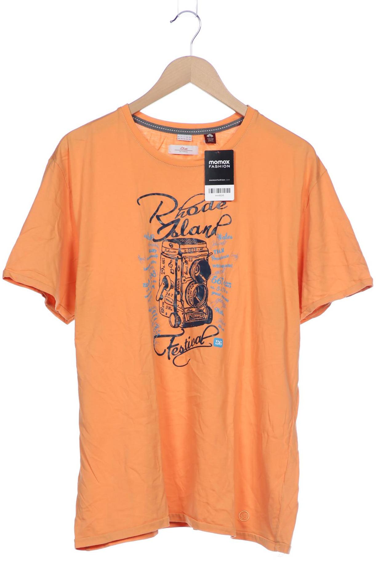 

s.Oliver Herren T-Shirt, orange, Gr. 56