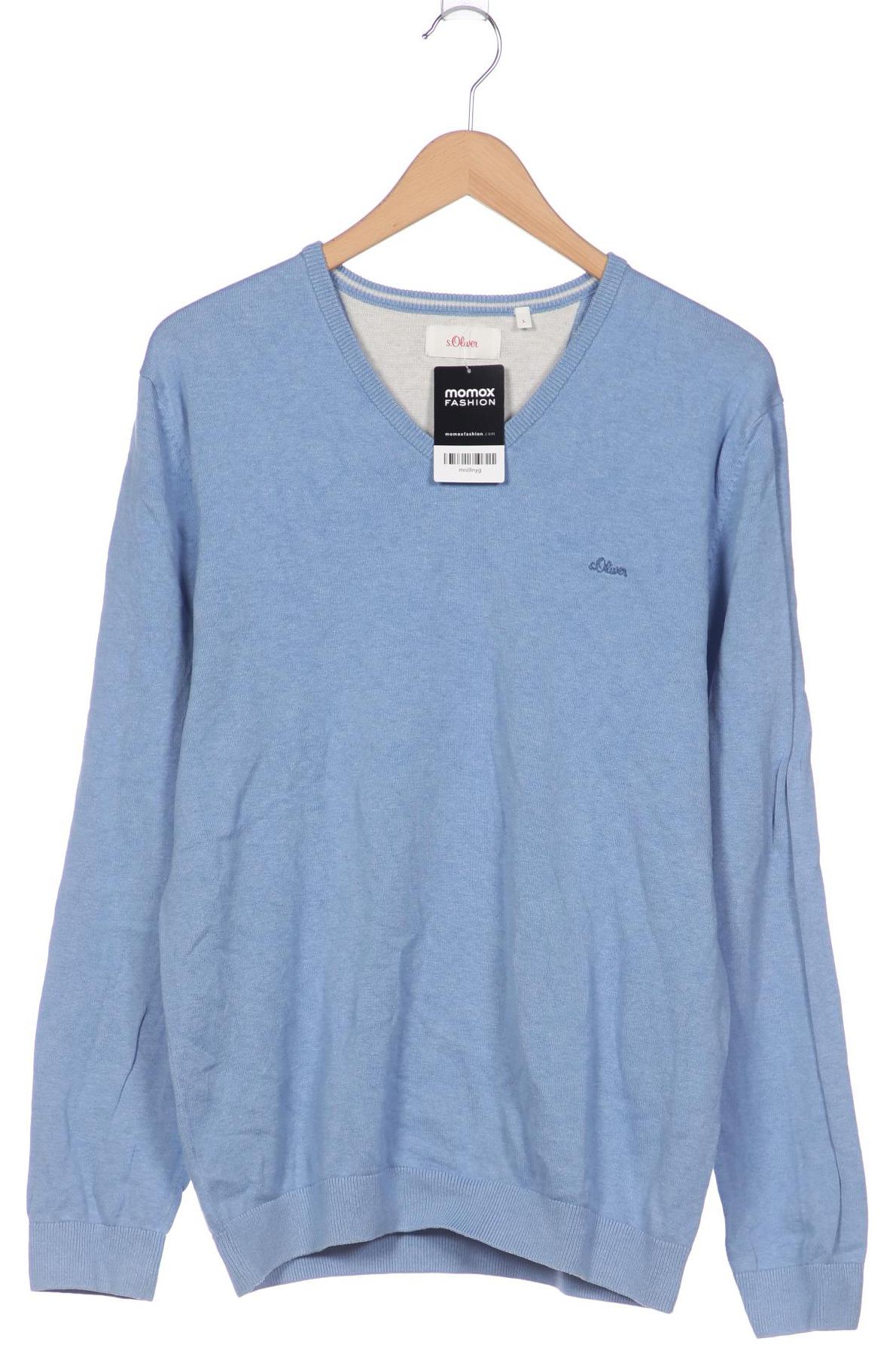 

s.Oliver Herren Pullover, blau, Gr. 52