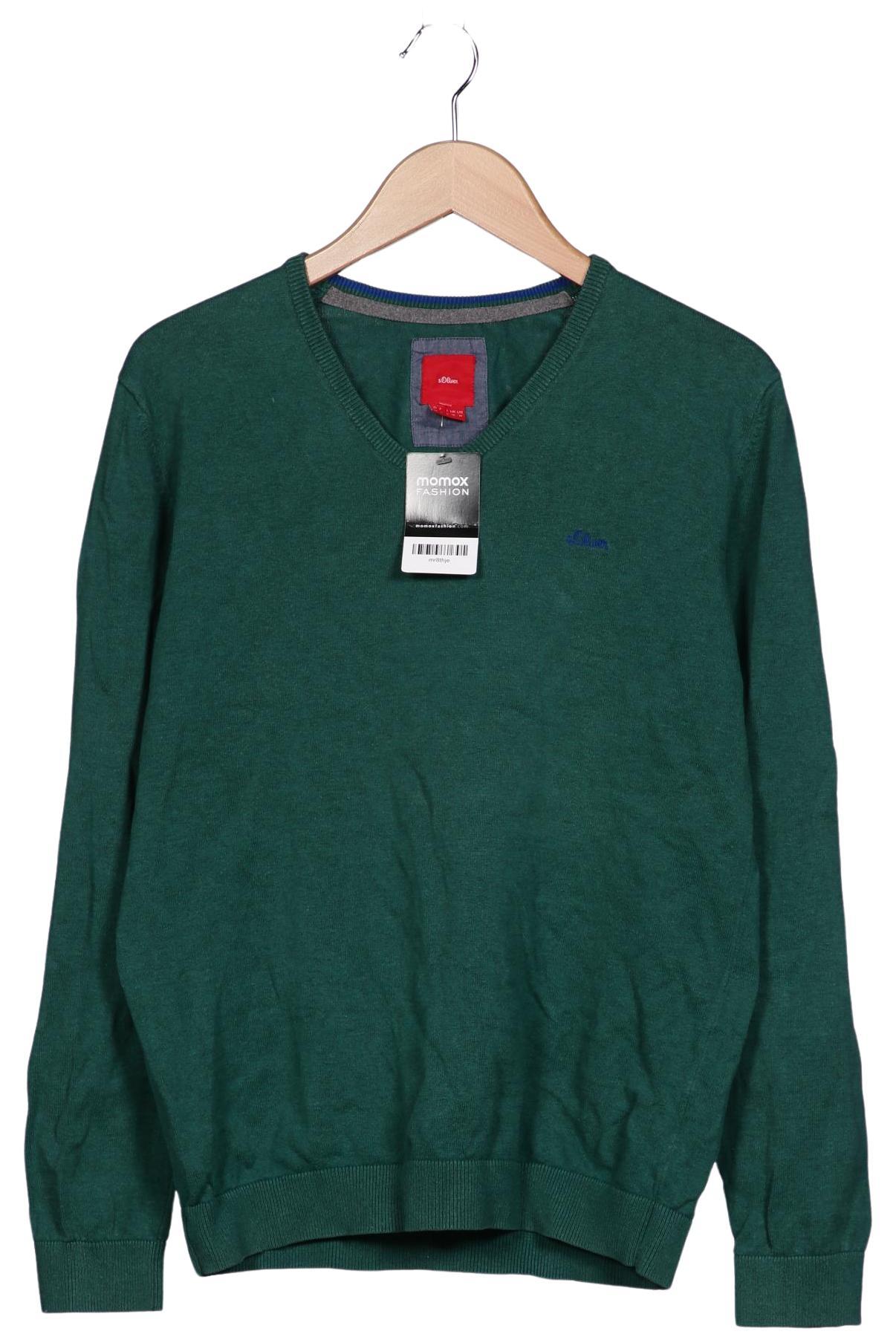 

s.Oliver Herren Pullover, grün, Gr. 48
