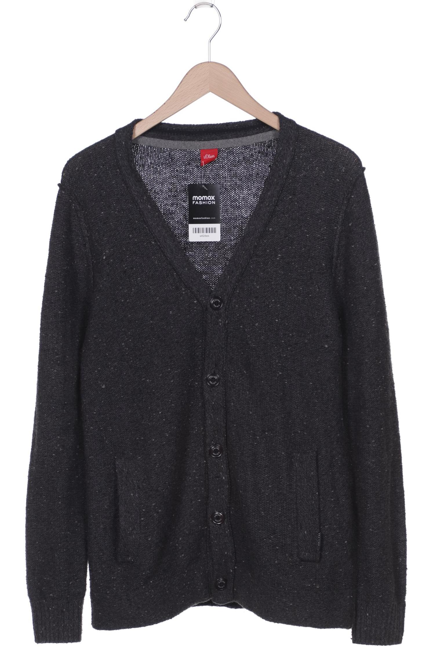 

s.Oliver Herren Strickjacke, grau, Gr. 48