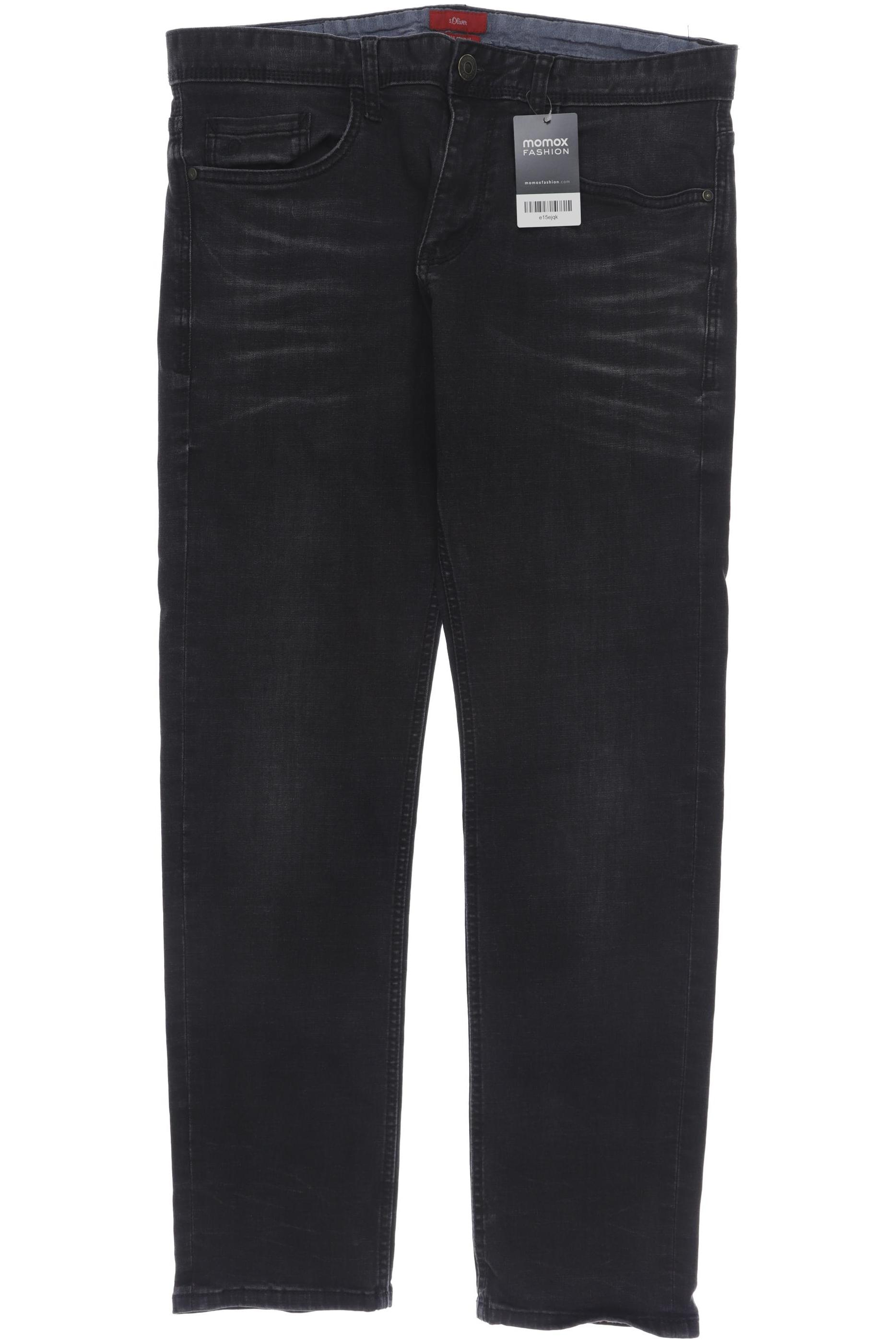 

s.Oliver Herren Jeans, schwarz, Gr. 0