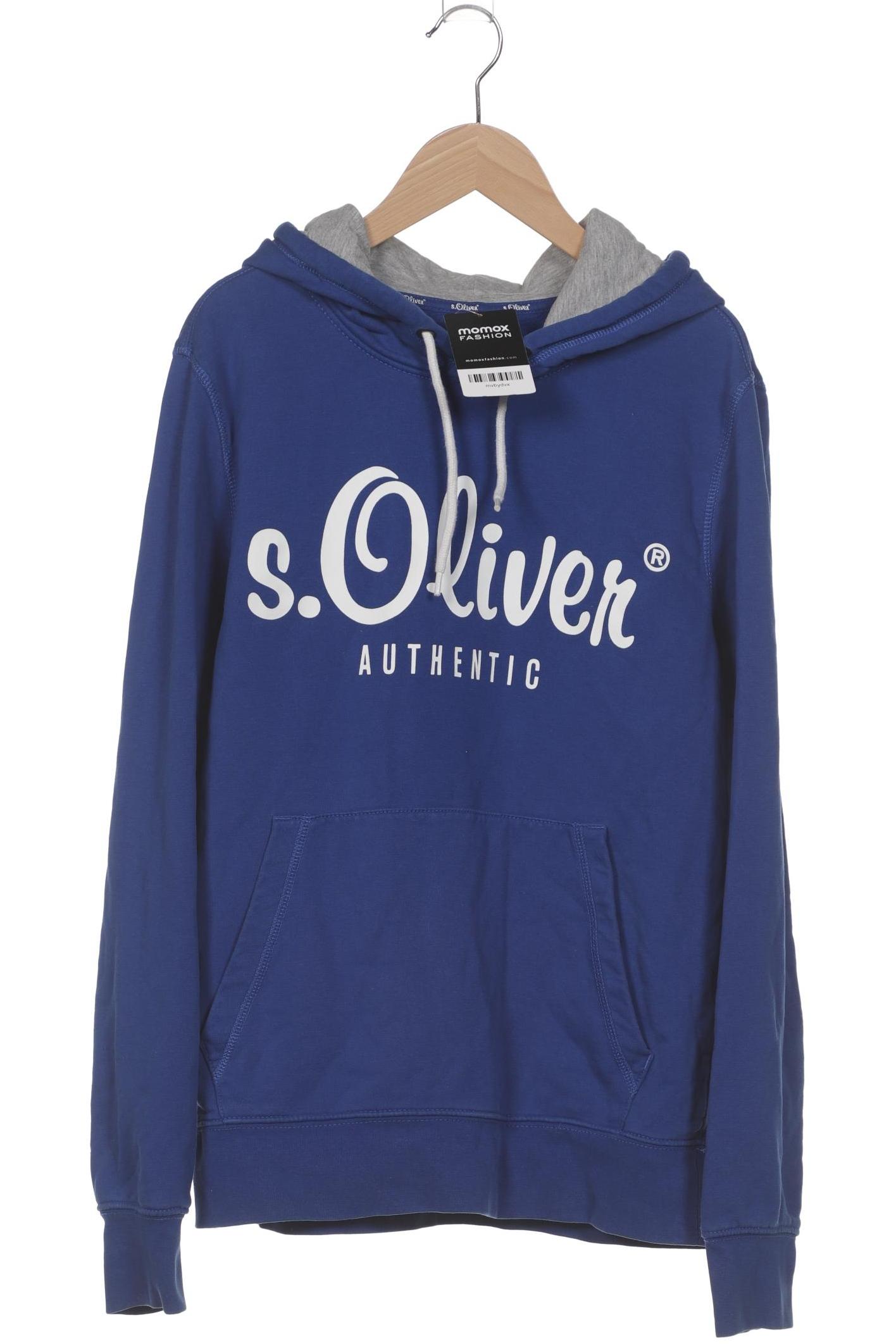 

s.Oliver Herren Kapuzenpullover, blau, Gr. 48