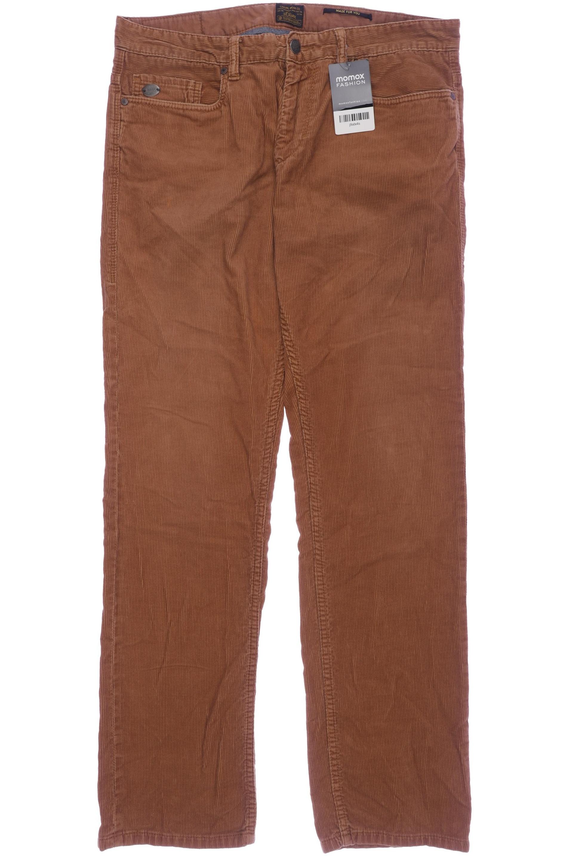 

s.Oliver Herren Stoffhose, orange, Gr. 34