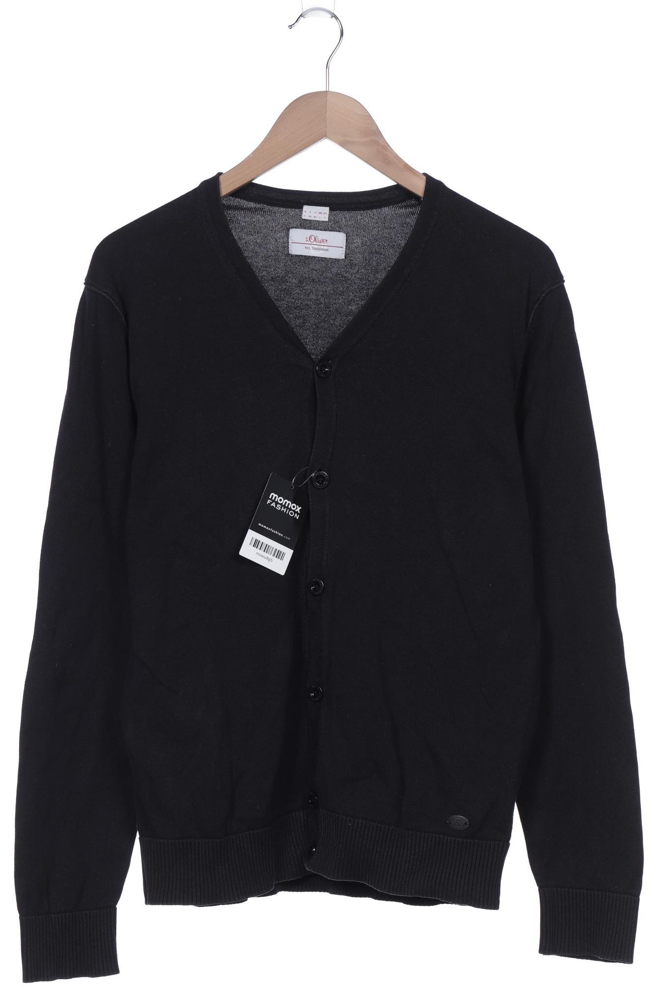 

s.Oliver Herren Strickjacke, schwarz, Gr. 52