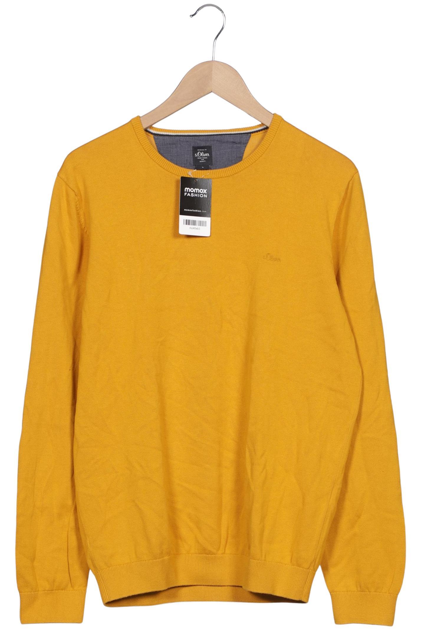 

s.Oliver Herren Pullover, gelb, Gr. 52