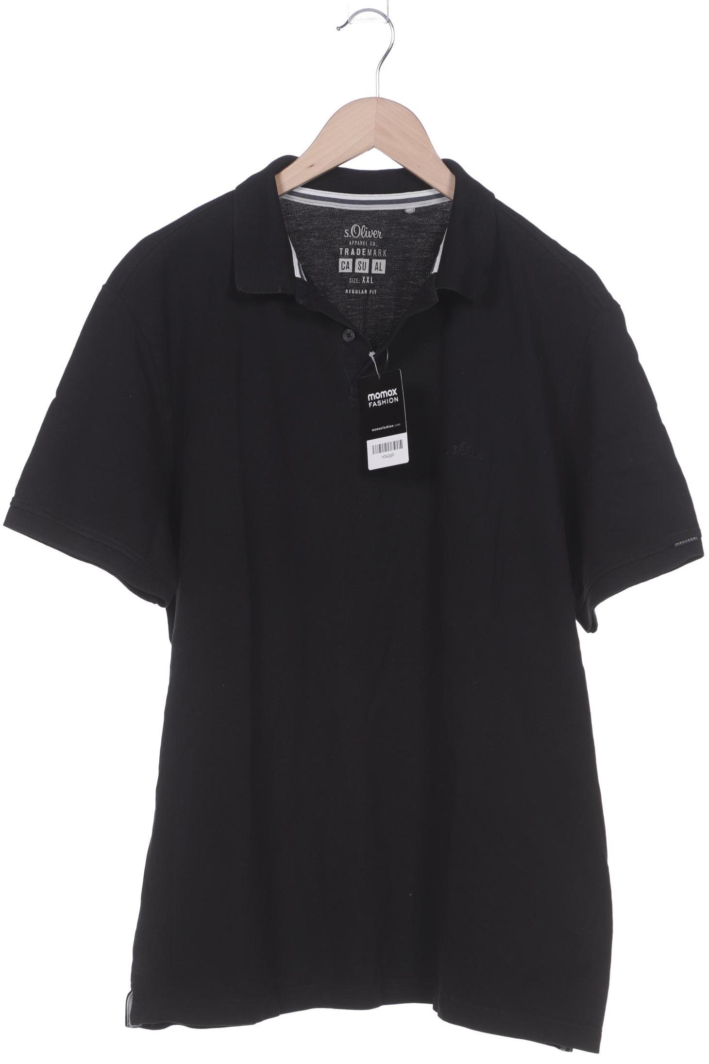 

s.Oliver Herren Poloshirt, schwarz, Gr. 56