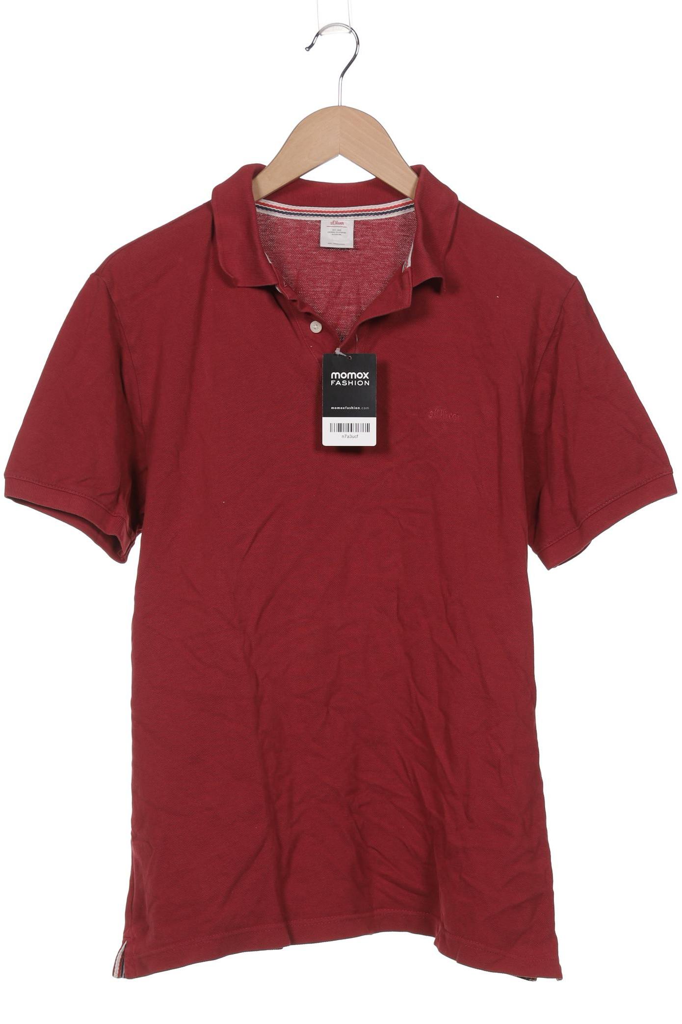 

s.Oliver Herren Poloshirt, bordeaux, Gr. 52