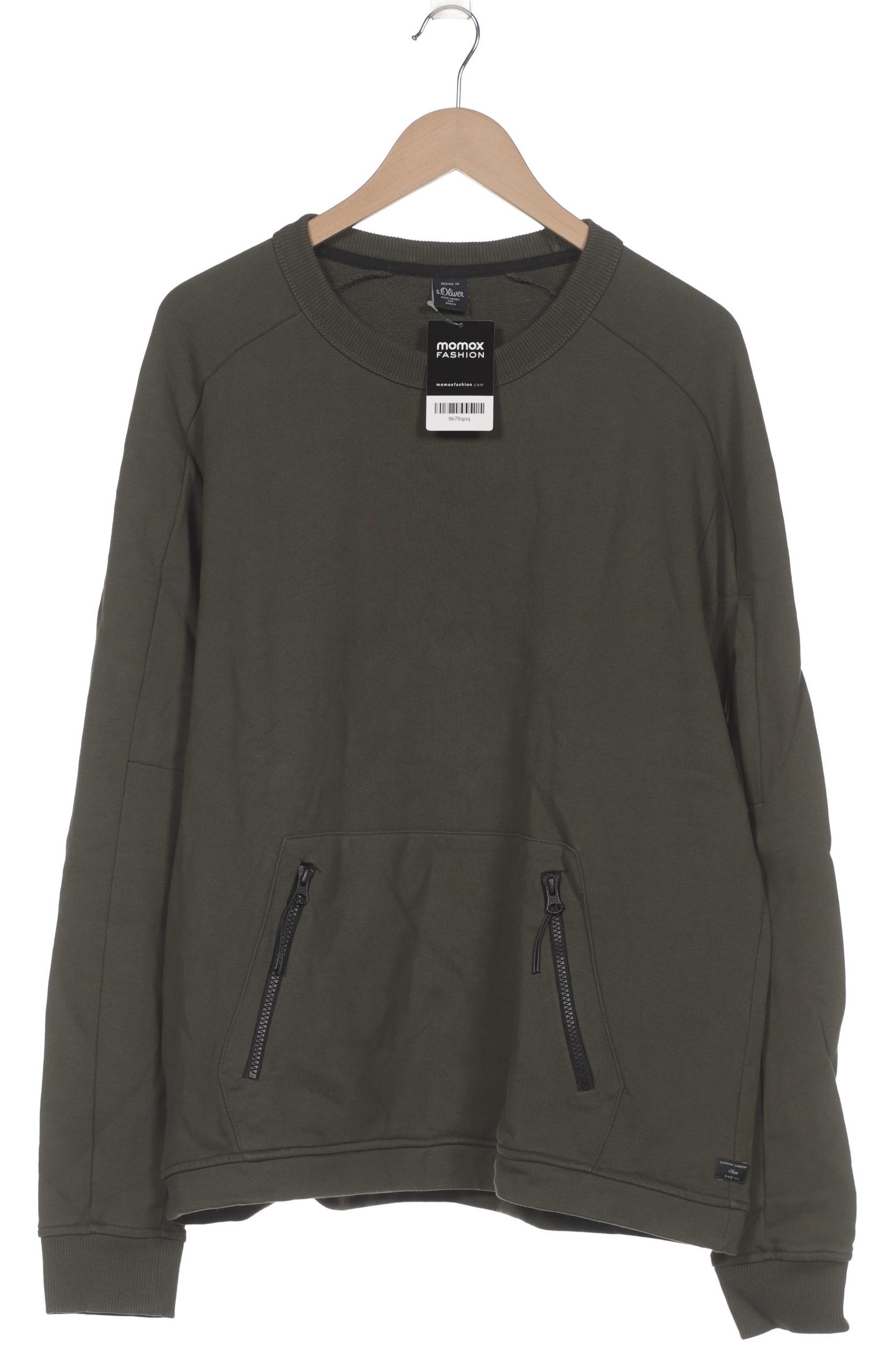 

s.Oliver Herren Sweatshirt, grün, Gr. 54