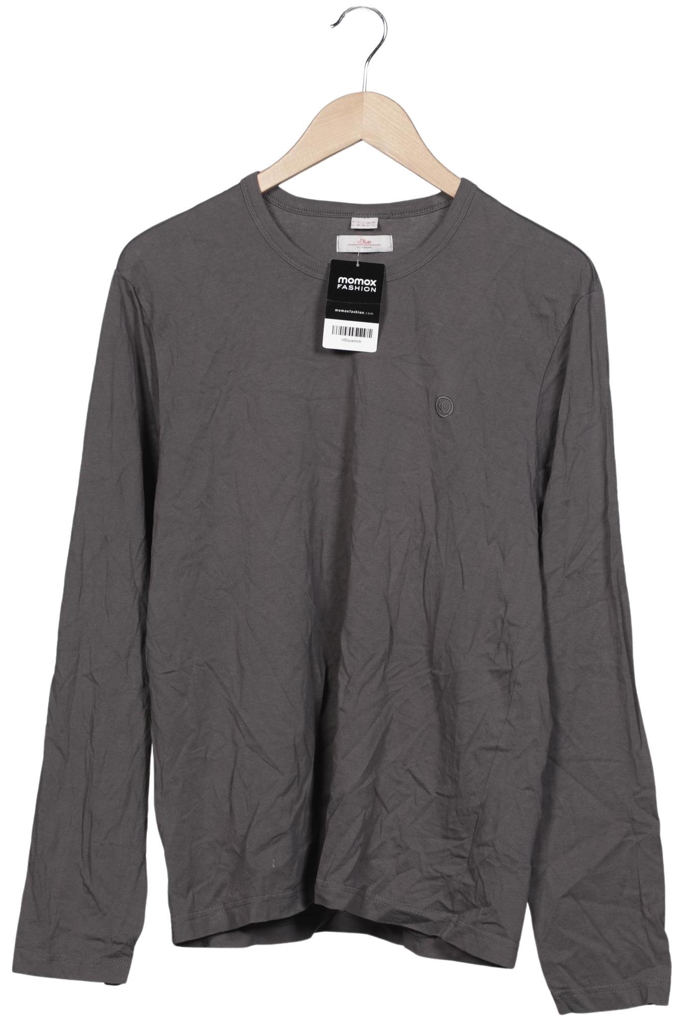 

s.Oliver Herren Langarmshirt, grau, Gr. 52